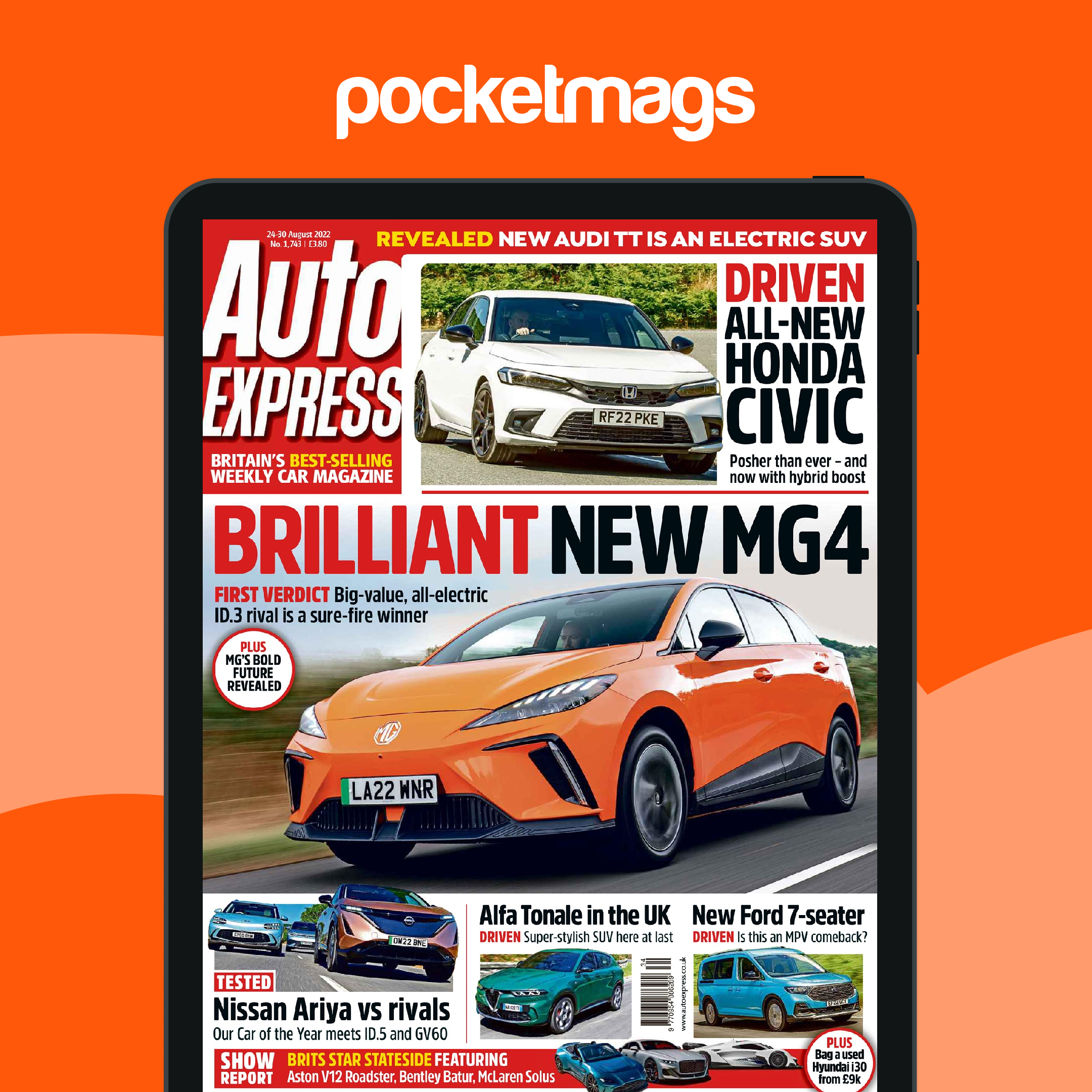 Auto Express Magazine - Aug 25th 2022 Back Issue