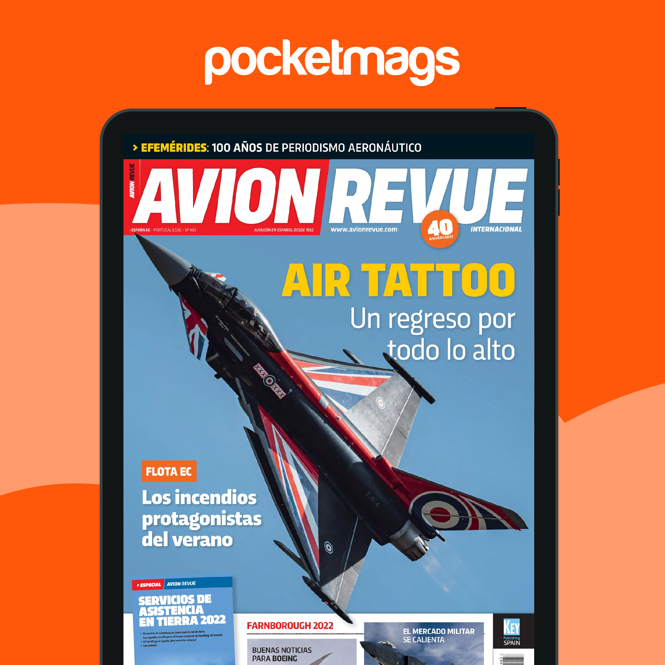 Avion Revue Internacional Magazine - Número 483 Back Issue