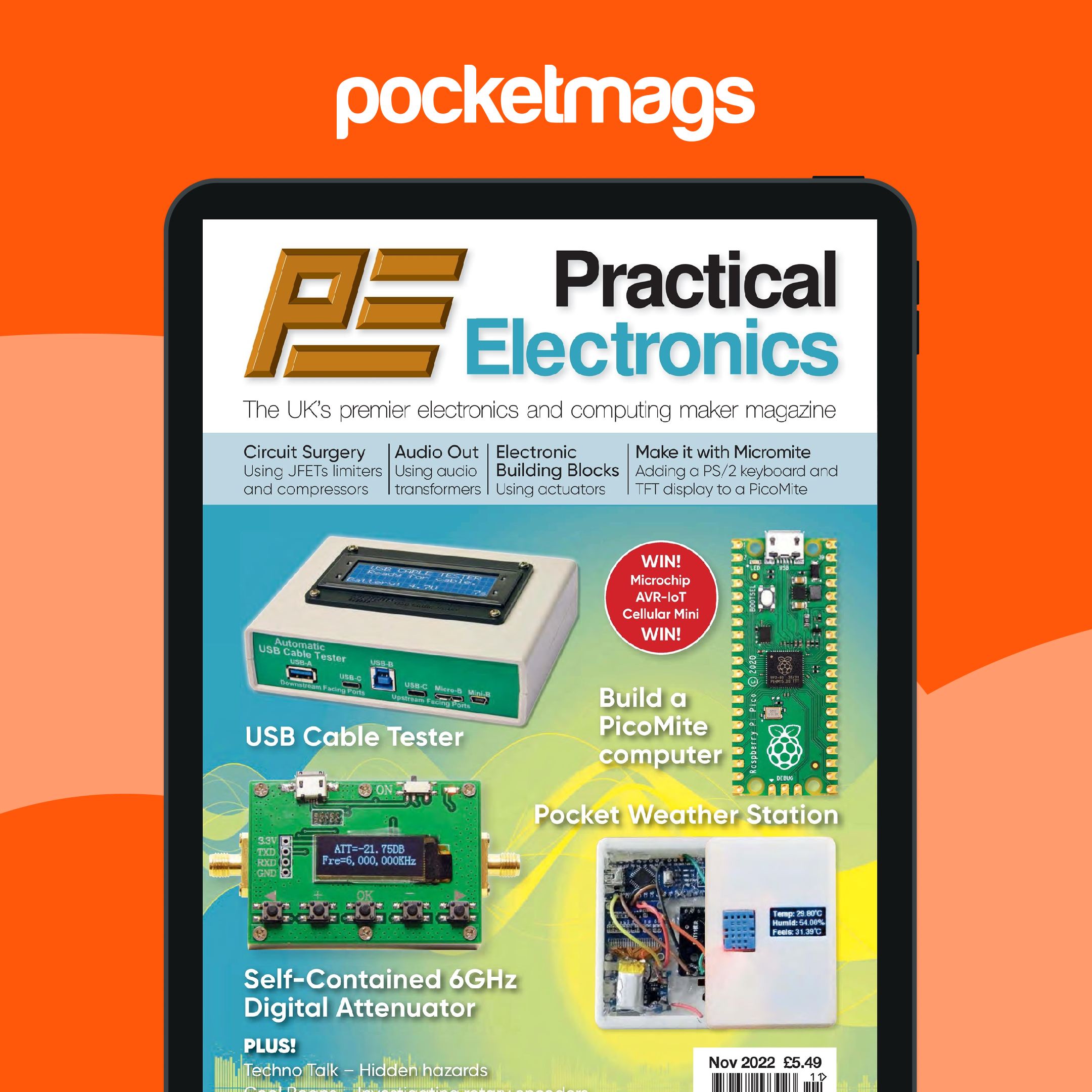 Practical Electronics Magazine - Nov-22 Back Issue