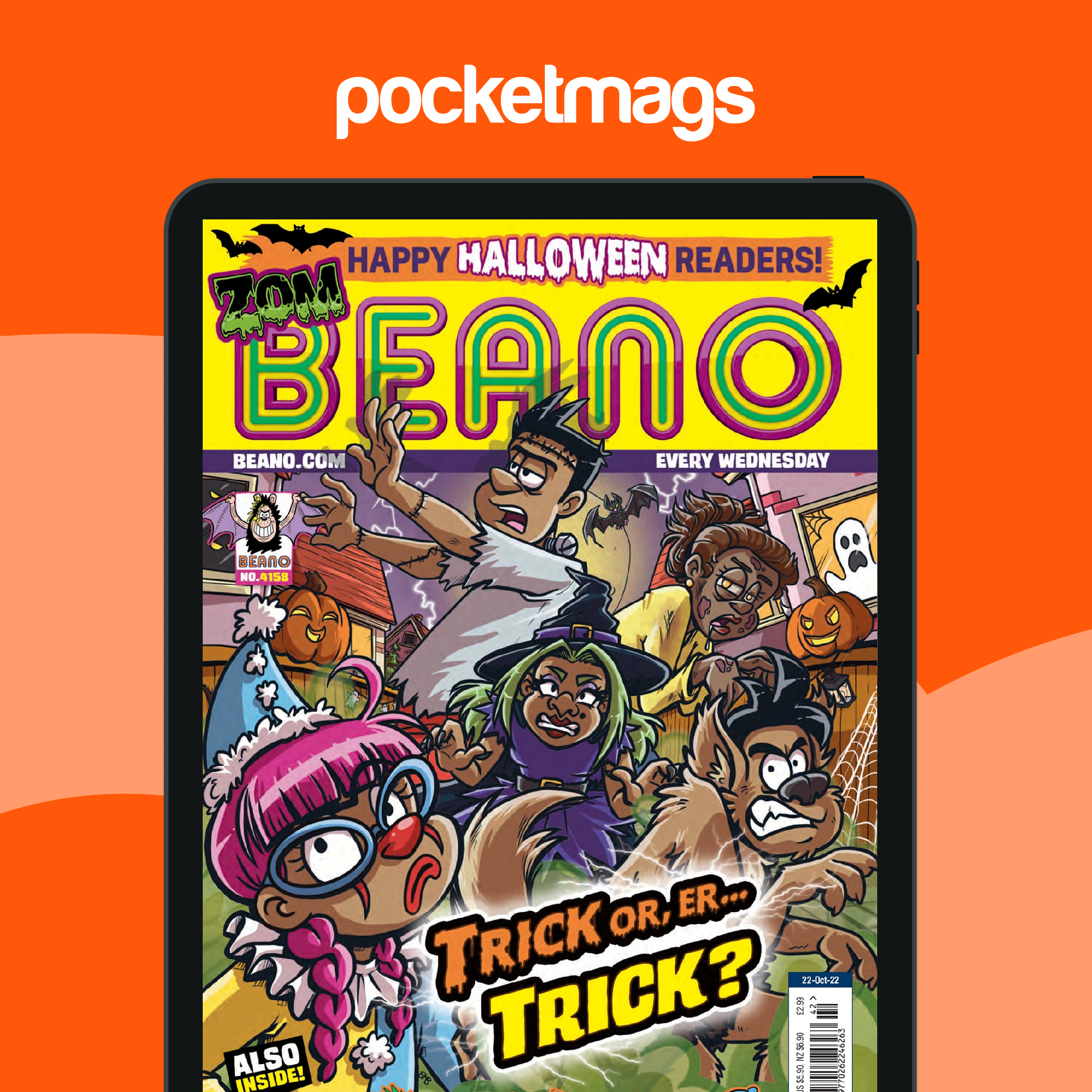 Beano Magazine - 22/10/2022 Back Issue