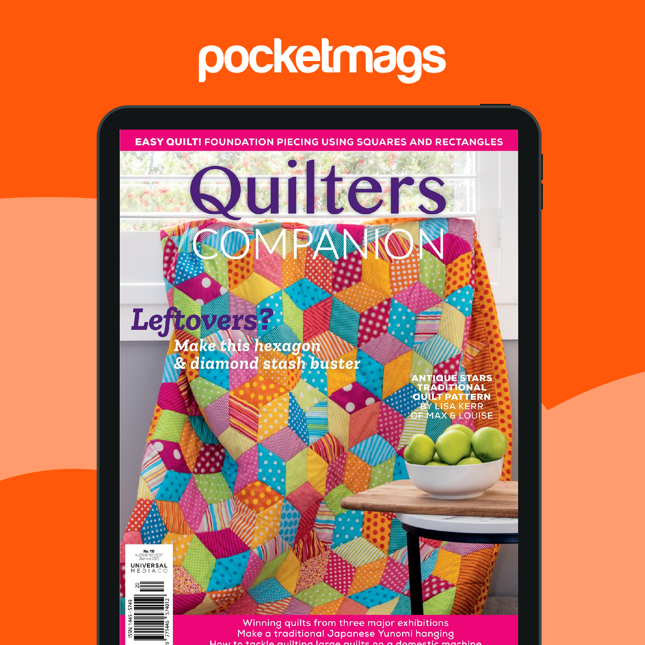 Quilters Companion Magazine - 119 Back Issue