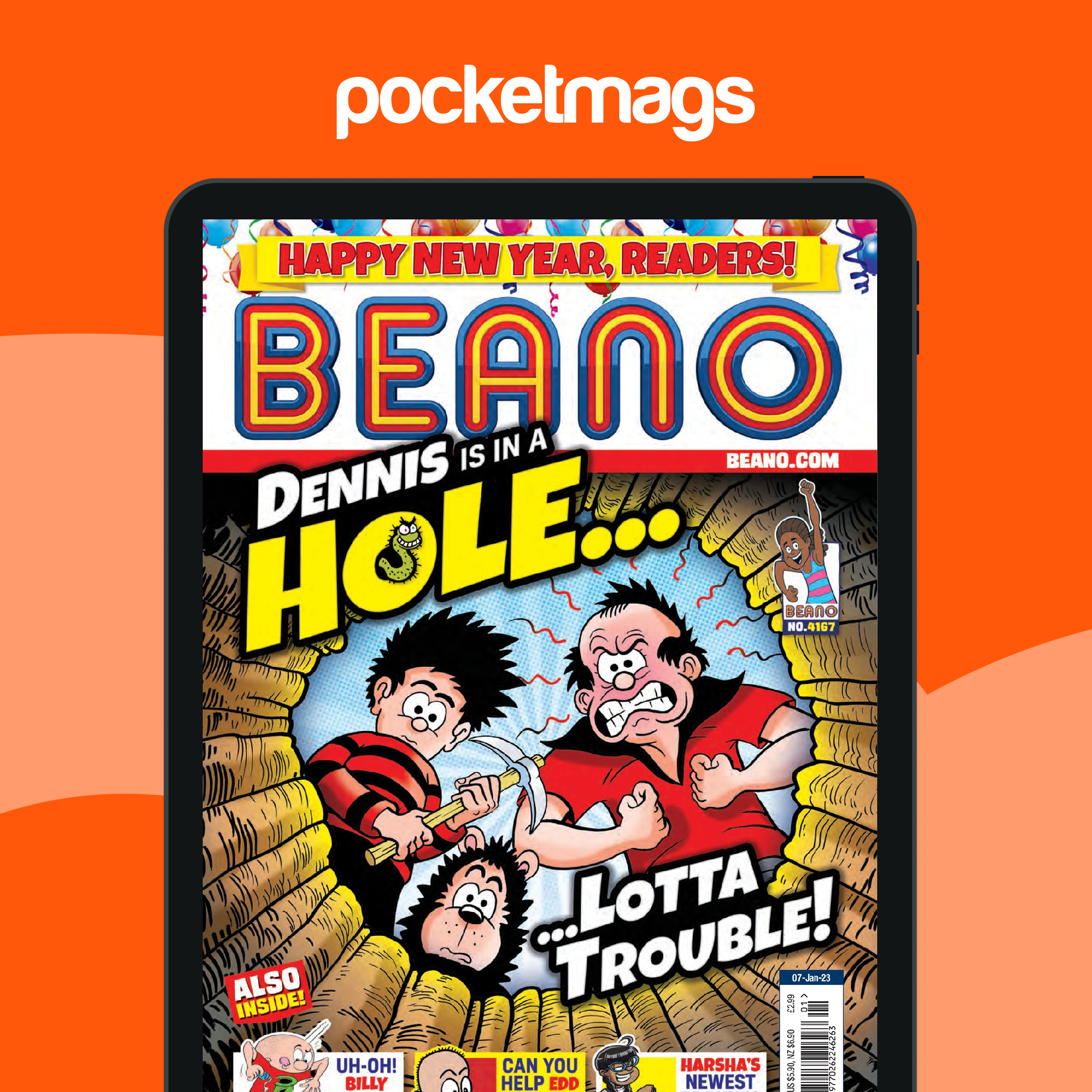 Beano Magazine - 07/01/2023 Back Issue