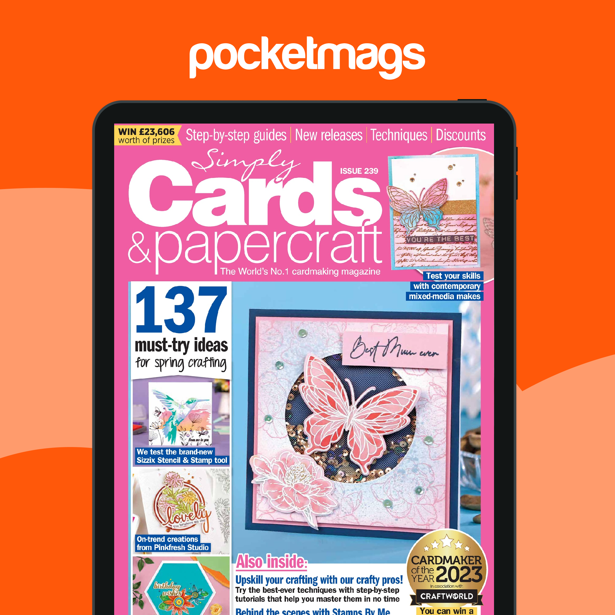 Magazine Card Simply Cards & Papercraft Magazine - Issue 239 Back Issue