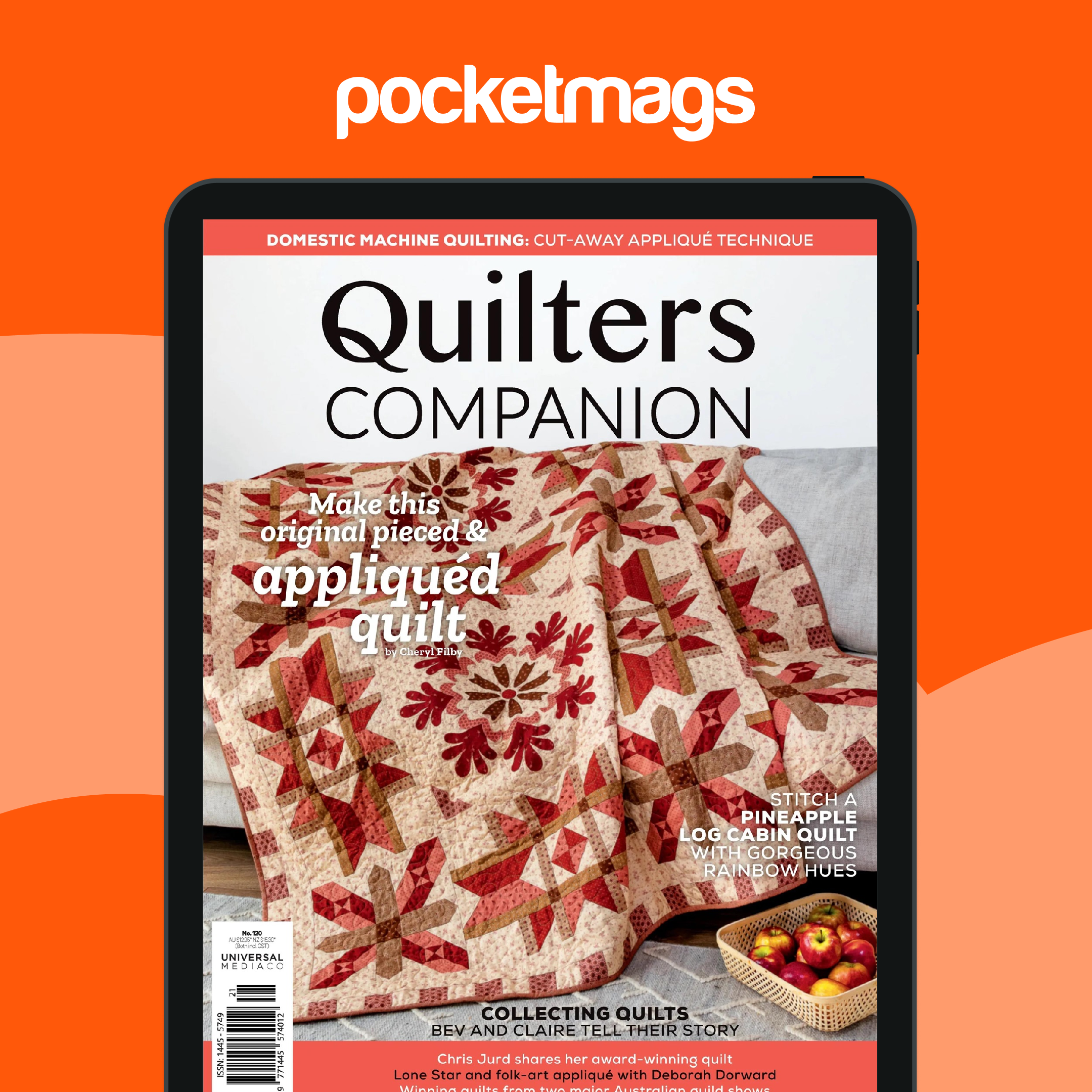 Quilters Companion Magazine - 120 Back Issue