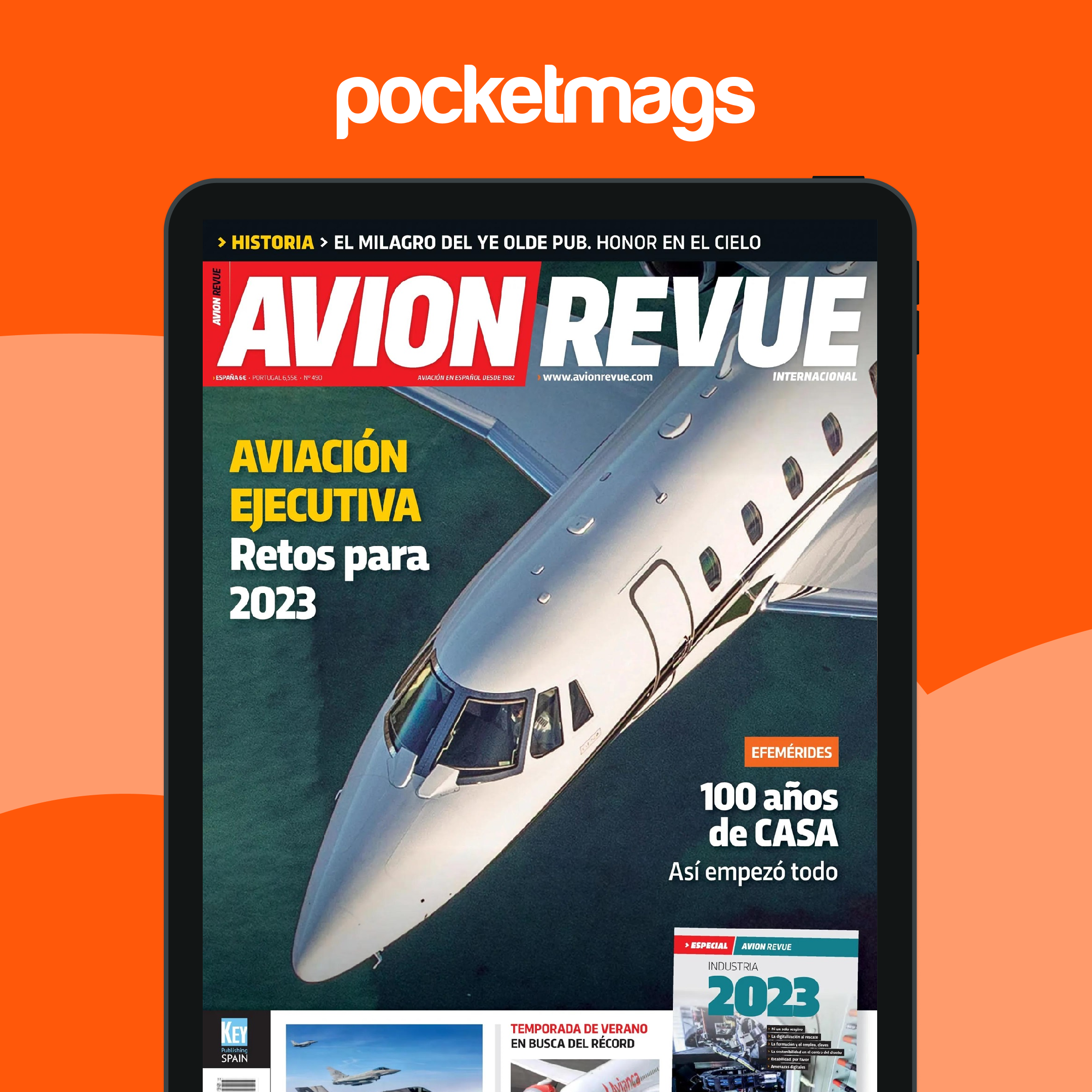 Avion Revue Internacional Magazine - Número 490 Back Issue
