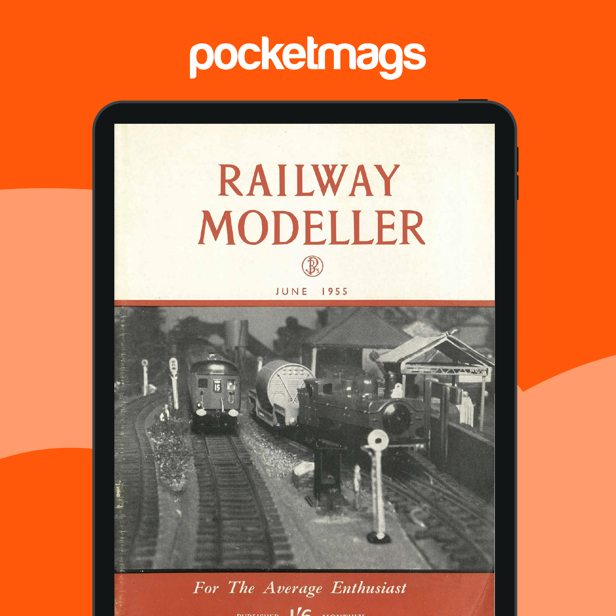 Railway Modeller Magazine - June 1955 Back Issue