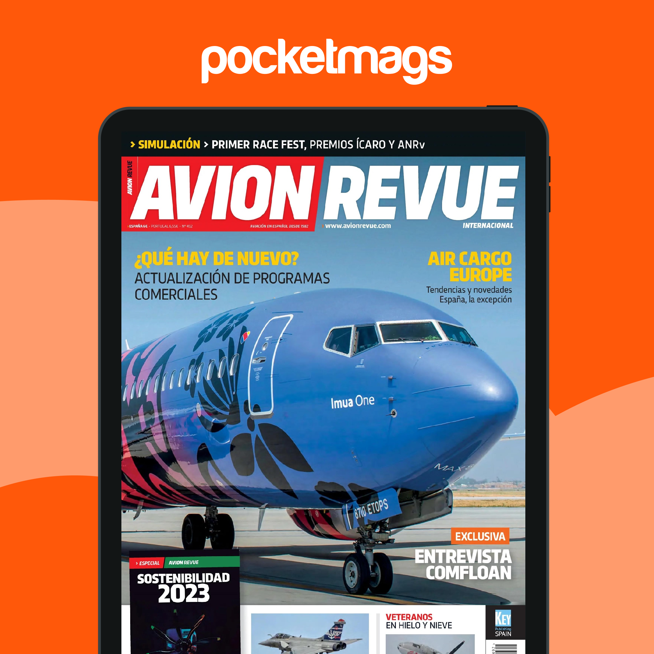 Avion Revue Internacional Magazine - Número 492 Back Issue