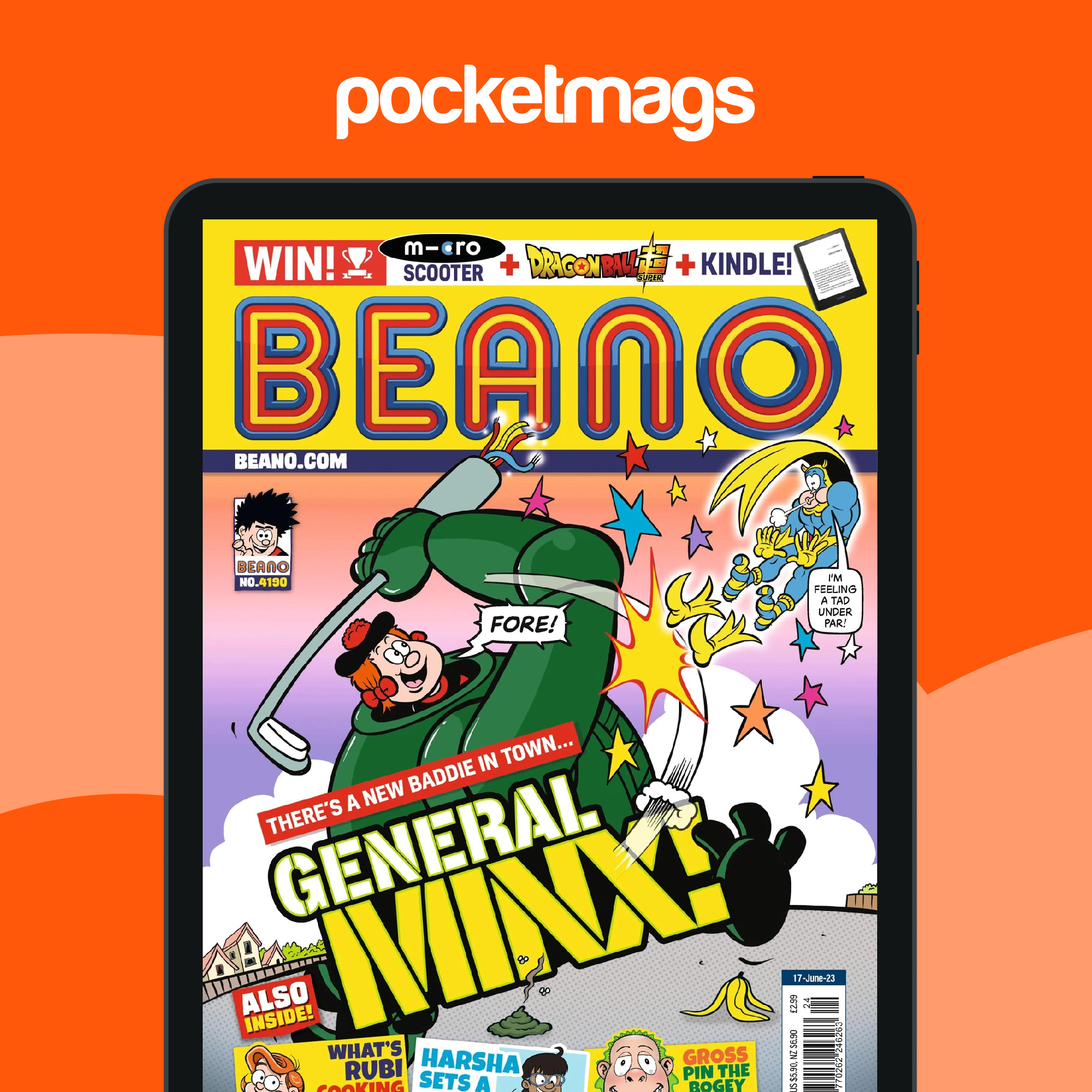 Beano Magazine - 14/06/2023 Back Issue