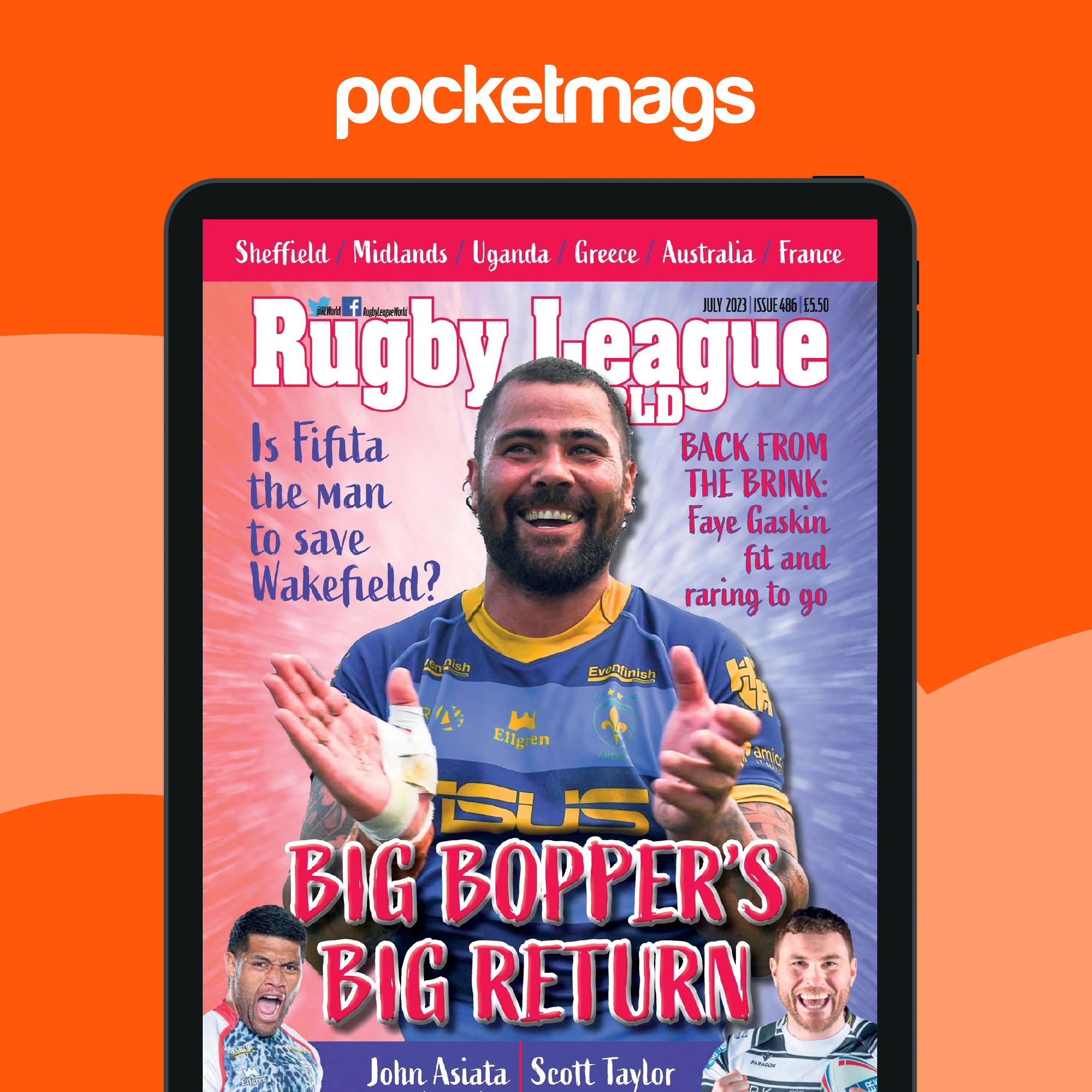 Rugby League World Magazine - 486 Back Issue