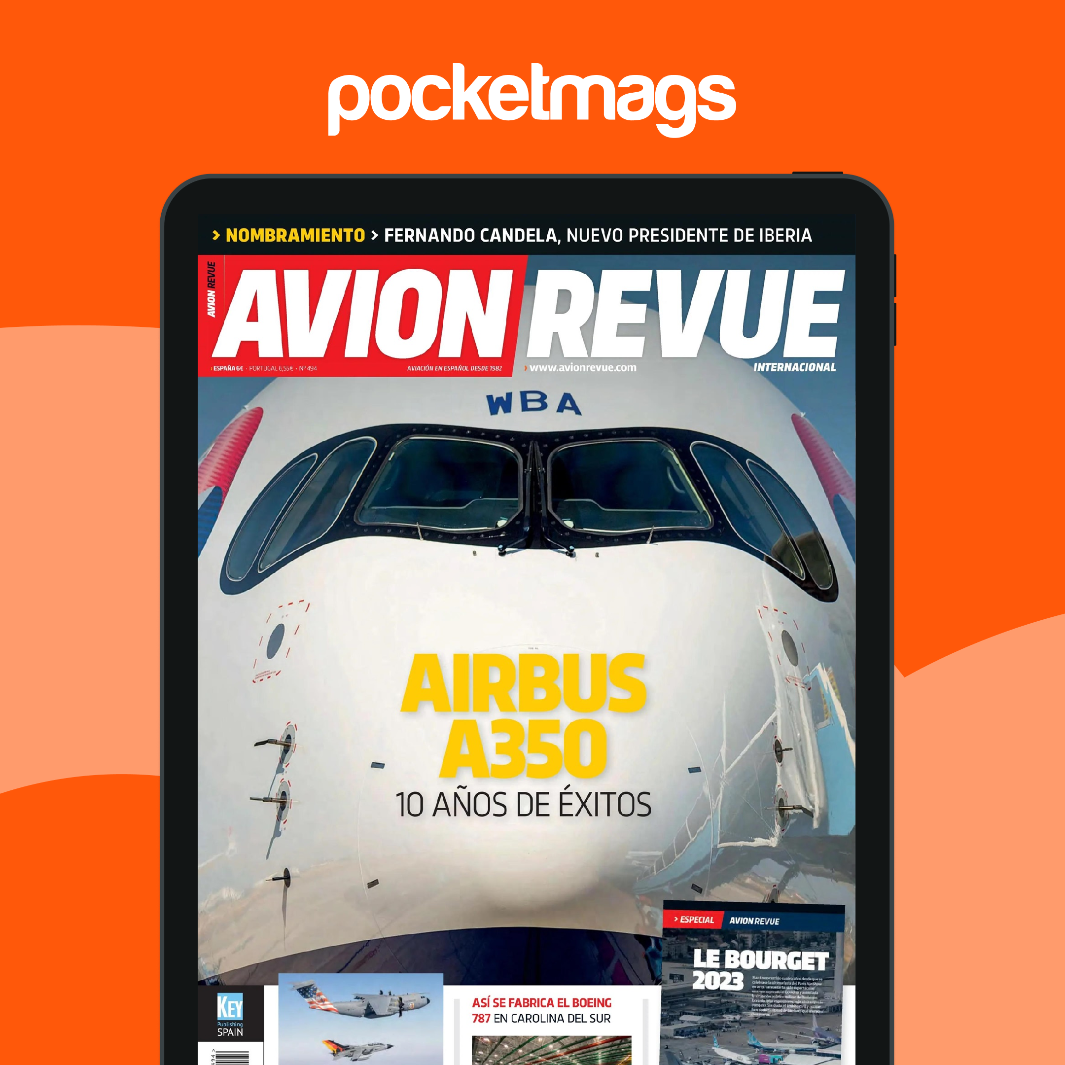 Avion Revue Internacional Magazine - Número 494 Back Issue