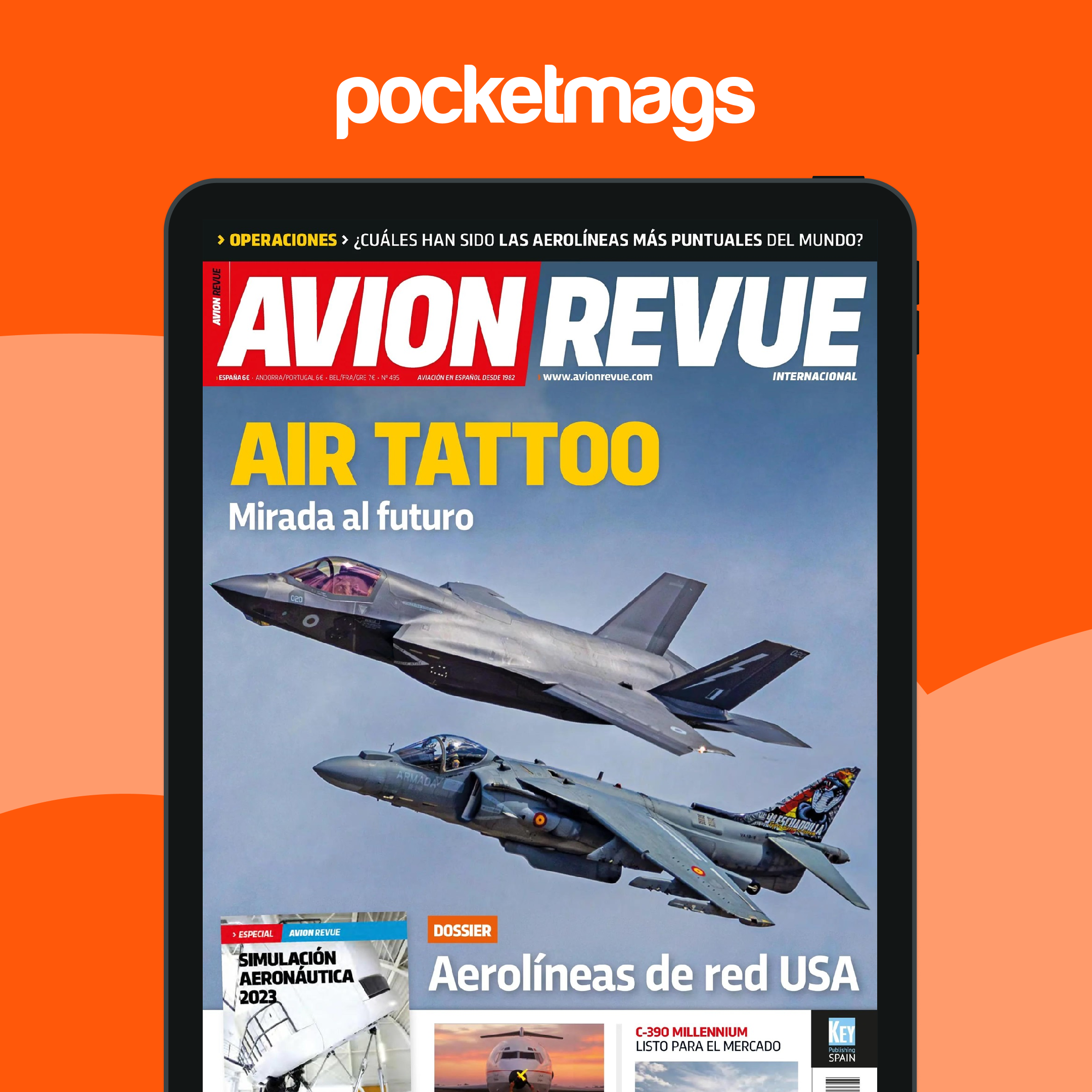 Avion Revue Internacional Magazine - Número 495 Back Issue