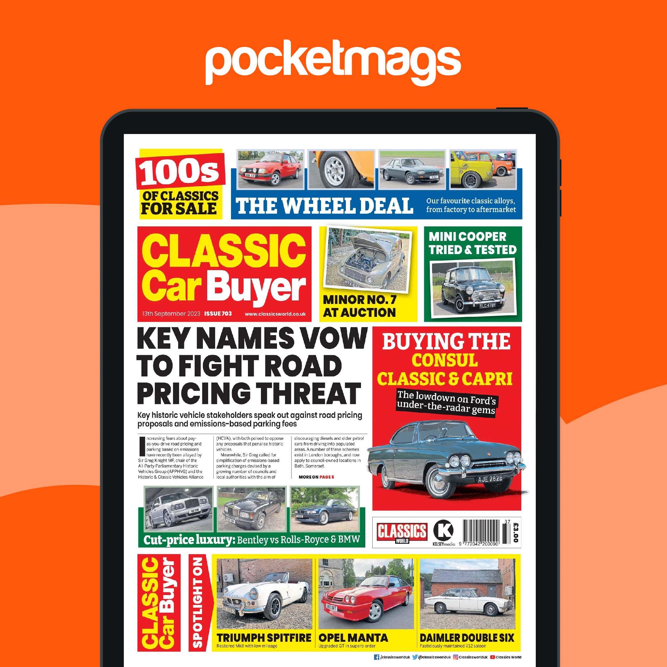 Classic Car Buyer Magazine - 13 Sep 2023 Back Issue
