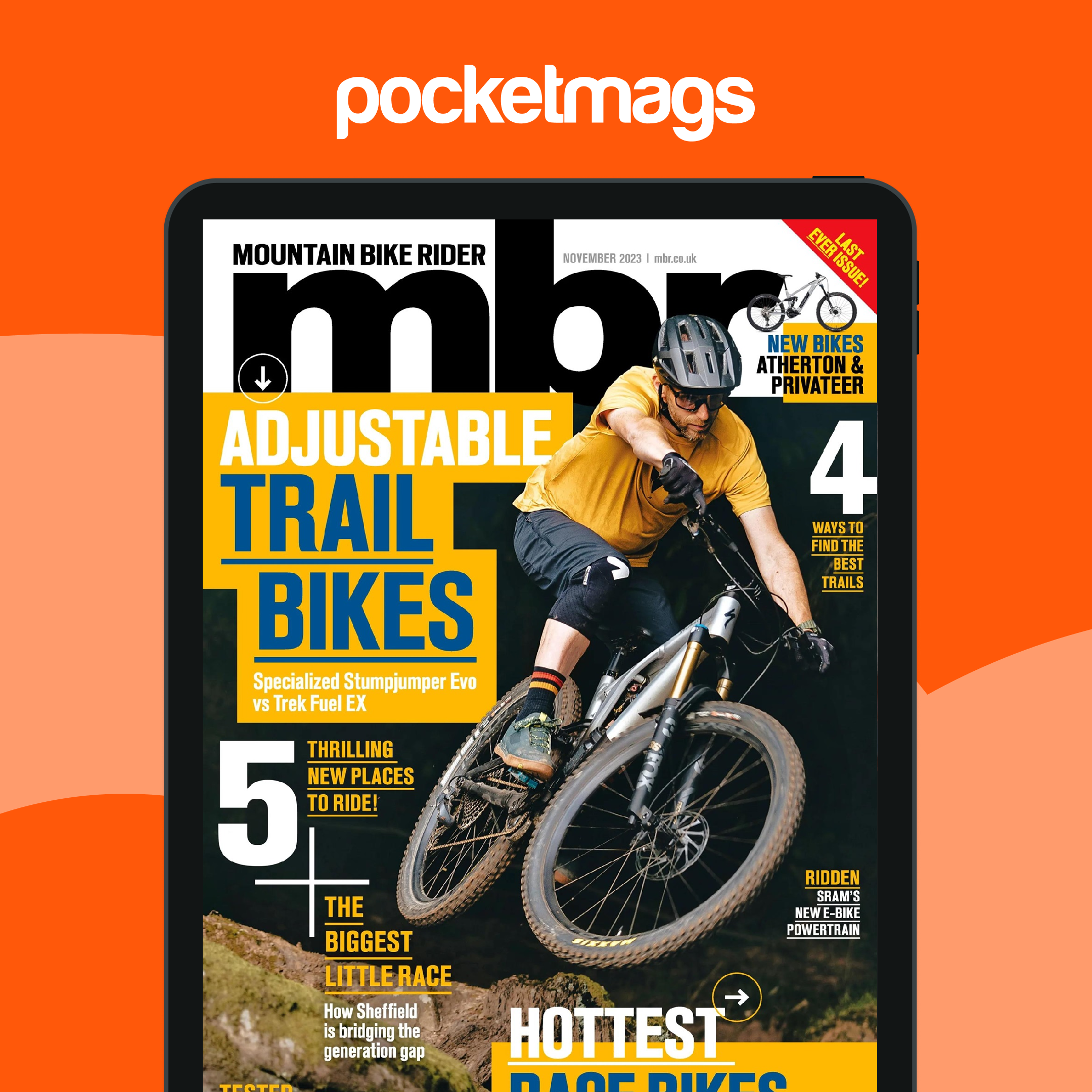 Mountain Bike Rider Magazine Subscriptions and December 2023 Issue