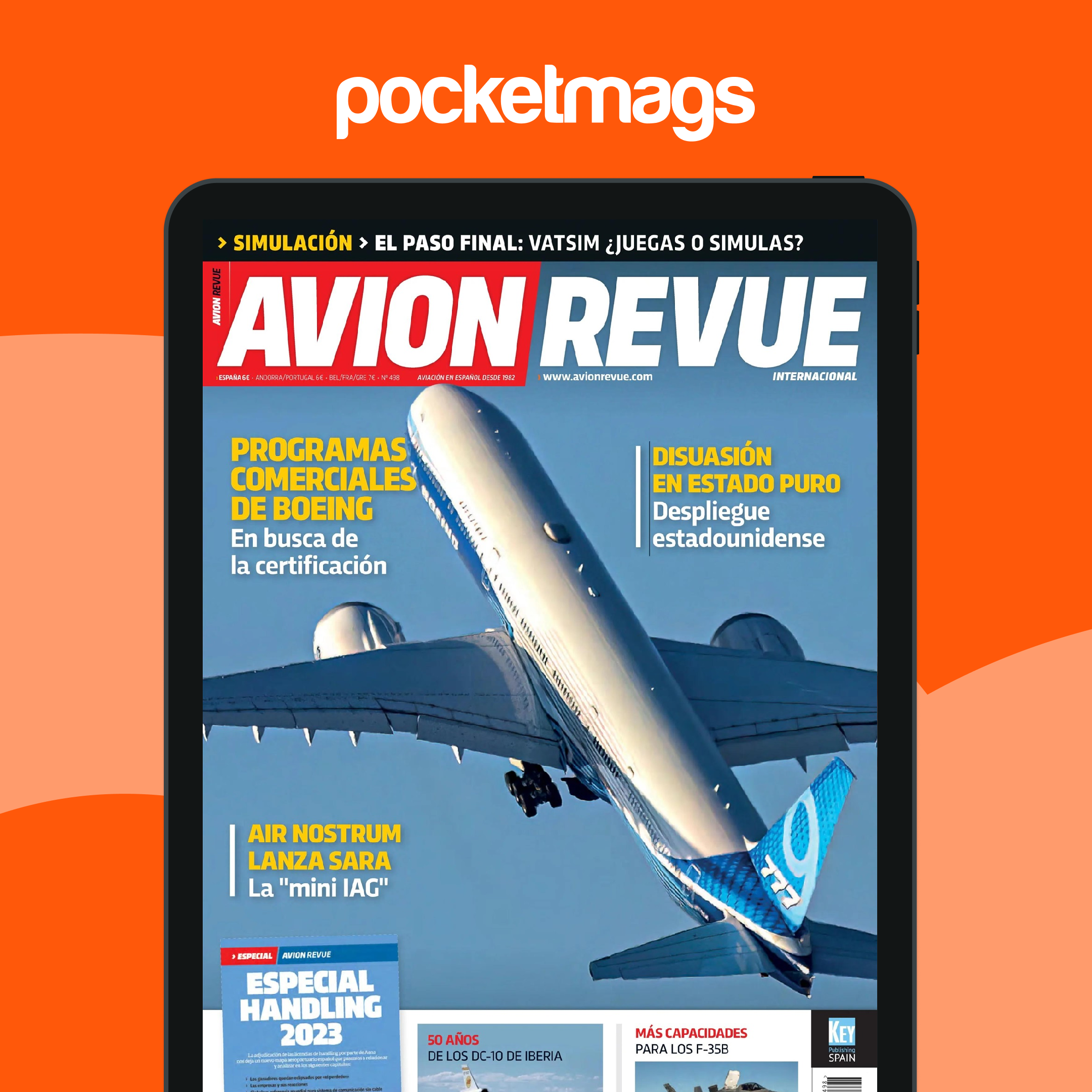 Avion Revue Internacional Magazine - Número 498 Back Issue