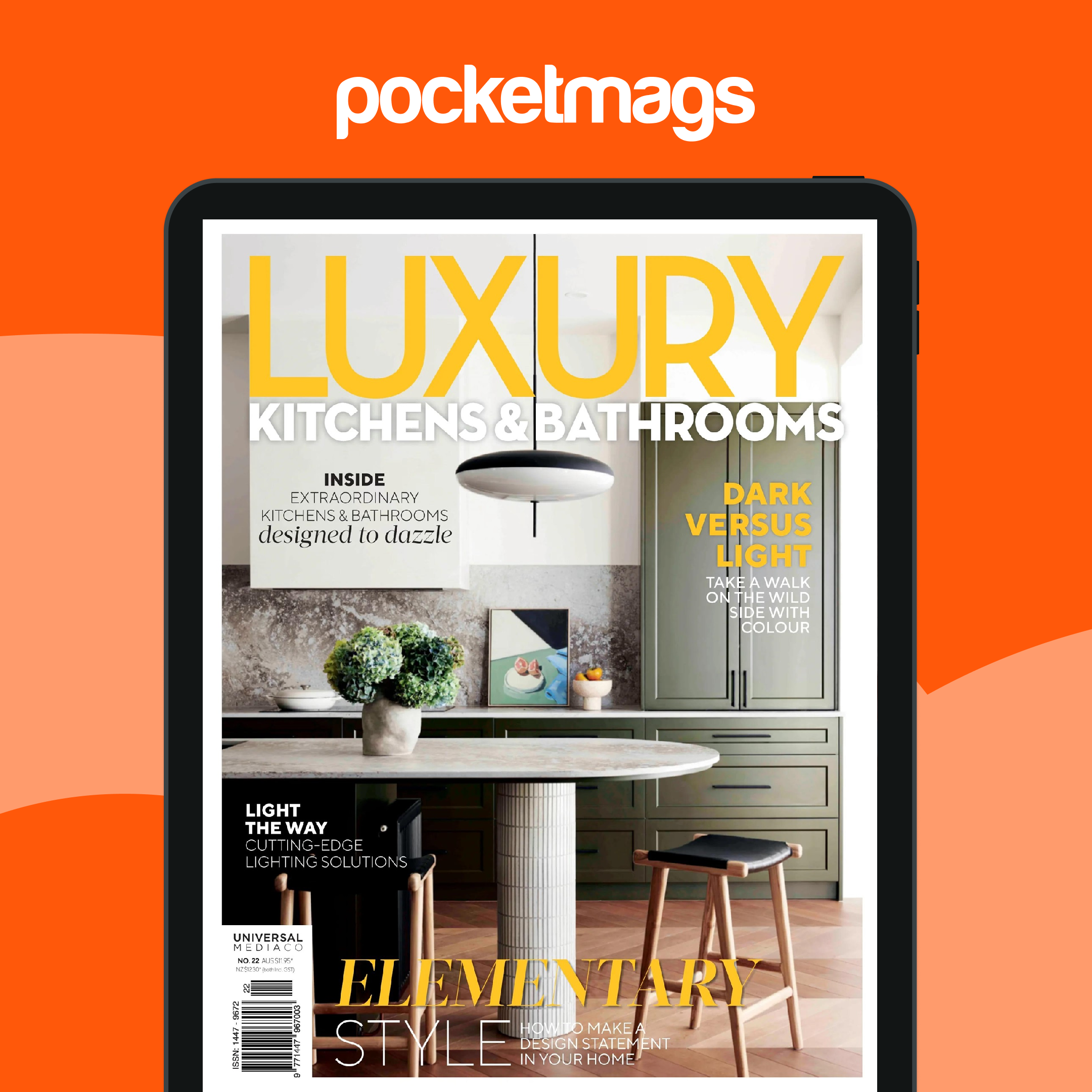 Kitchen Magazine Advert Luxury Kitchens and Bathrooms Magazine - 22 Back Issue
