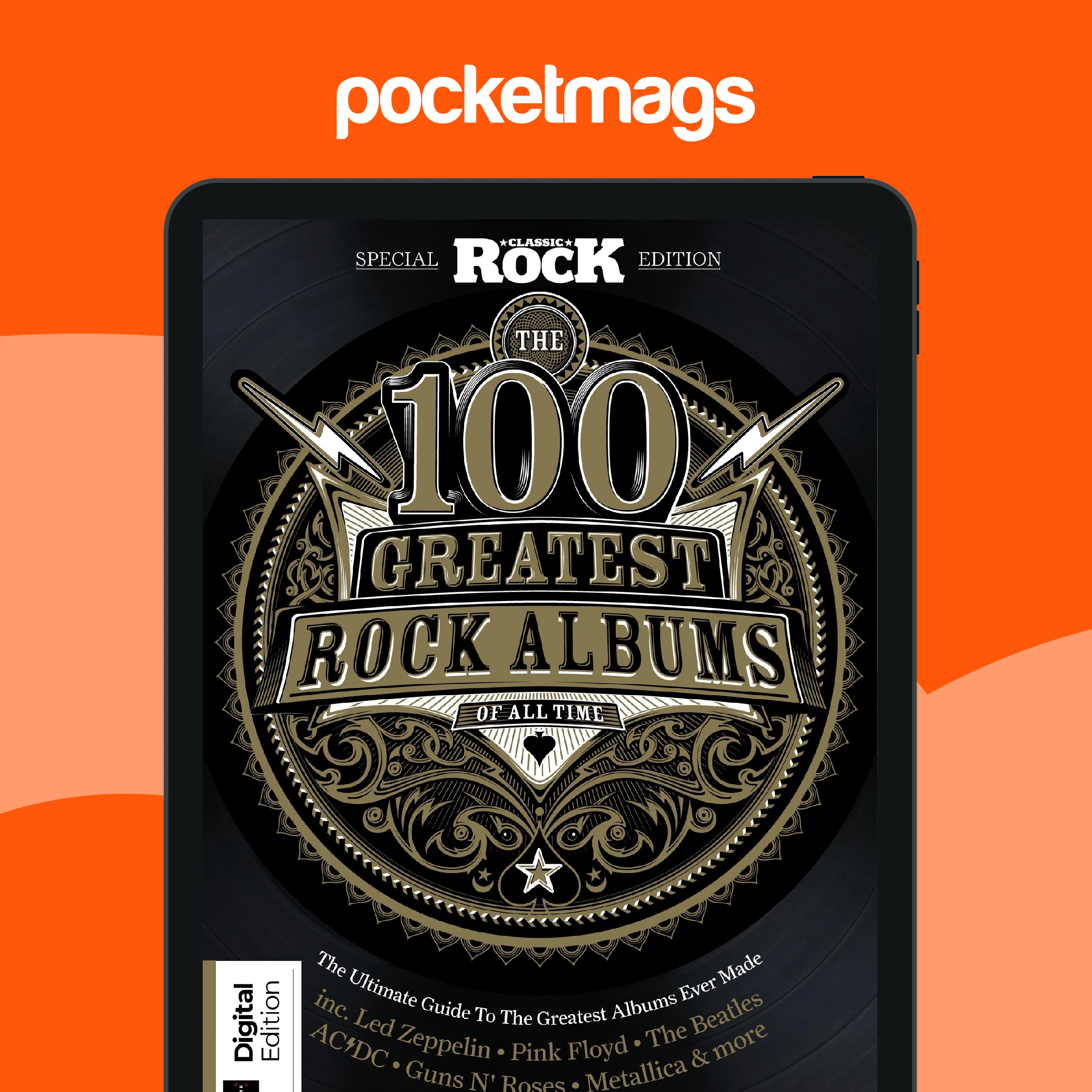 Music Magazine - 100 Greatest Classic Rock Albums Eighth Edition