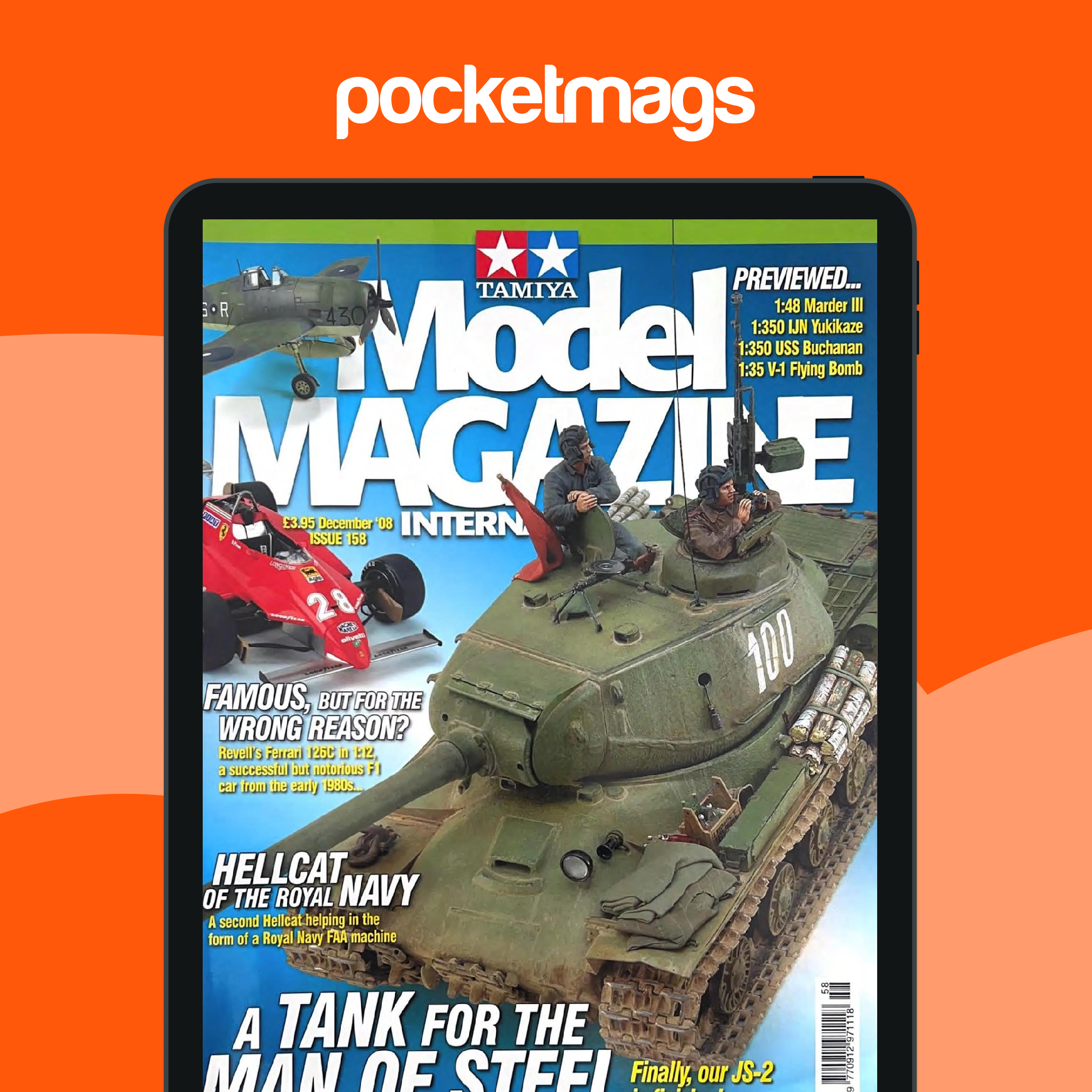 Tamiya Model Magazine - 158 Back Issue