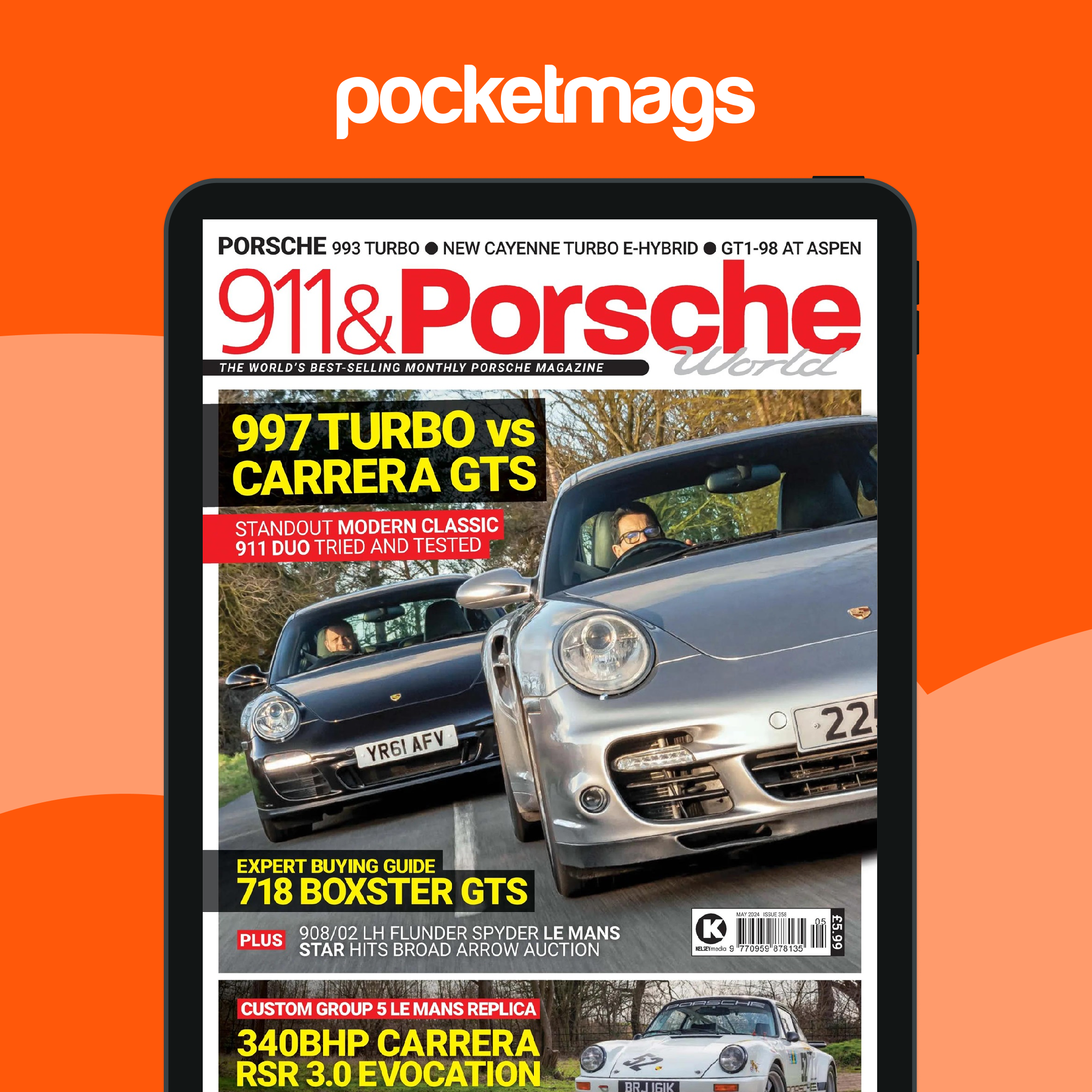 ① THE 911 & PORSCHE MAGAZINE No.1〜No.10 911 & Porsche World Magazine - May-24 Back Issue