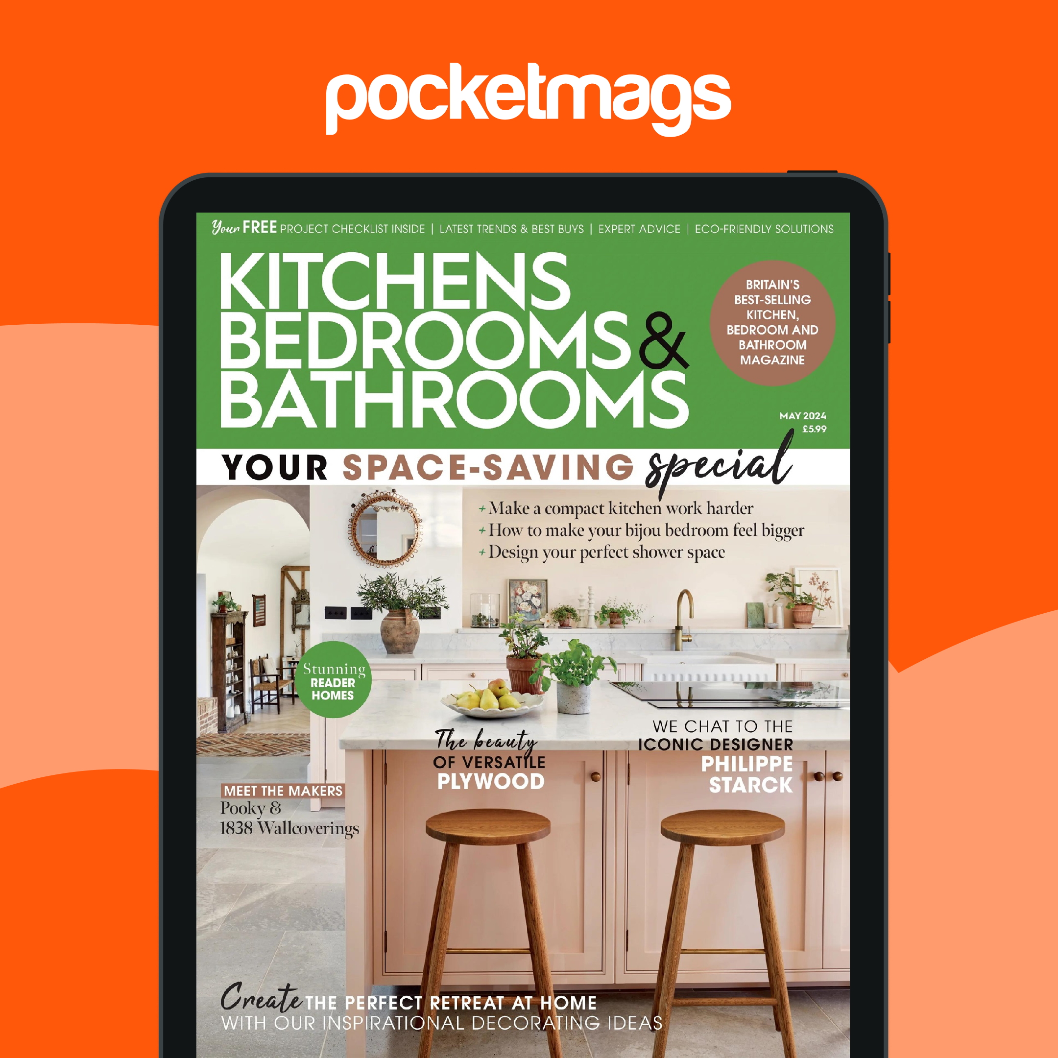 Kitchens Bedrooms & Bathrooms magazine - May 2024 Back Issue