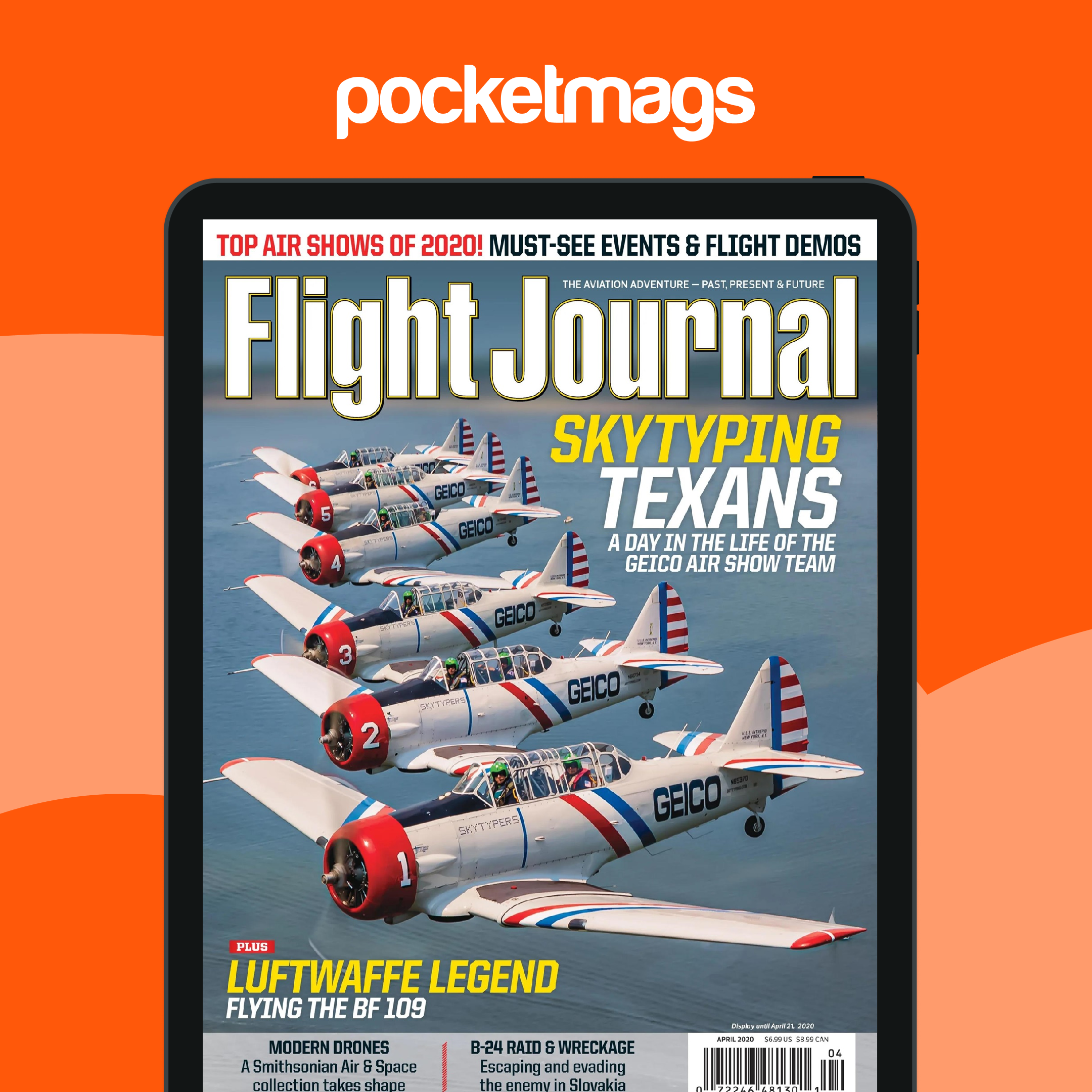 Small In Flight Magazines Flight Journal Magazine - April 2020 Back Issue