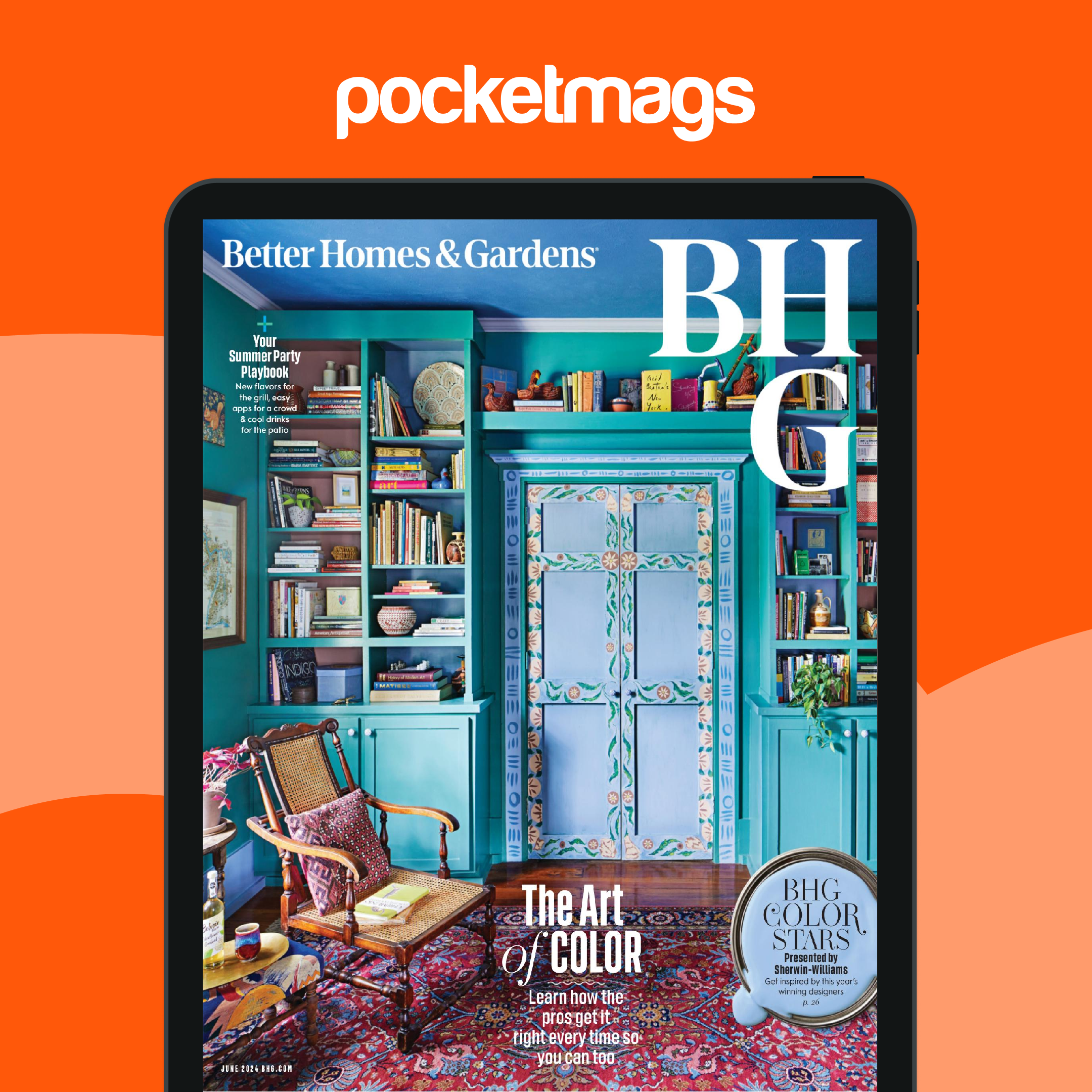 Better Homes & Gardens (US) Magazine - June 2024 Edición anterior