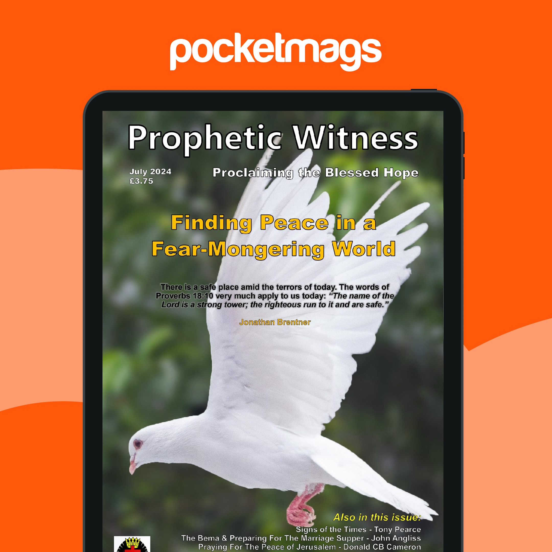 Prophetic Witness Magazine Prophetic Witness Mgazine Back Issue