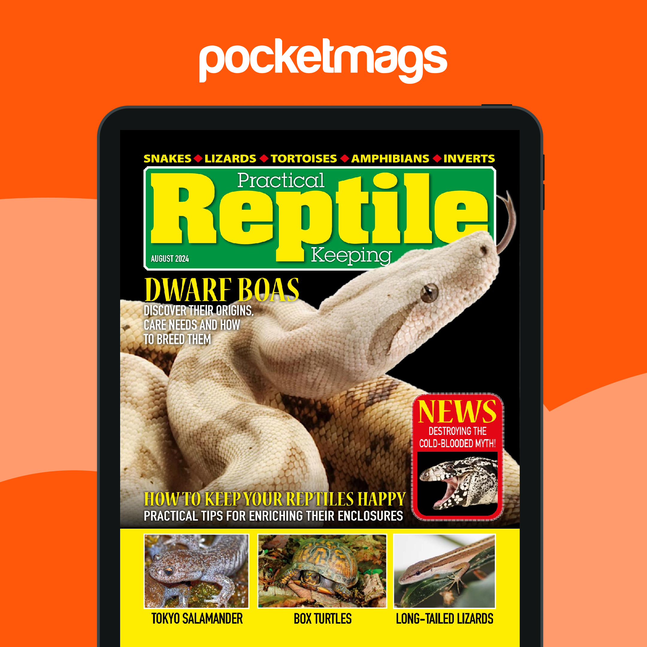 Practical Reptile Keeping Magazine - August 2024 Back Issue