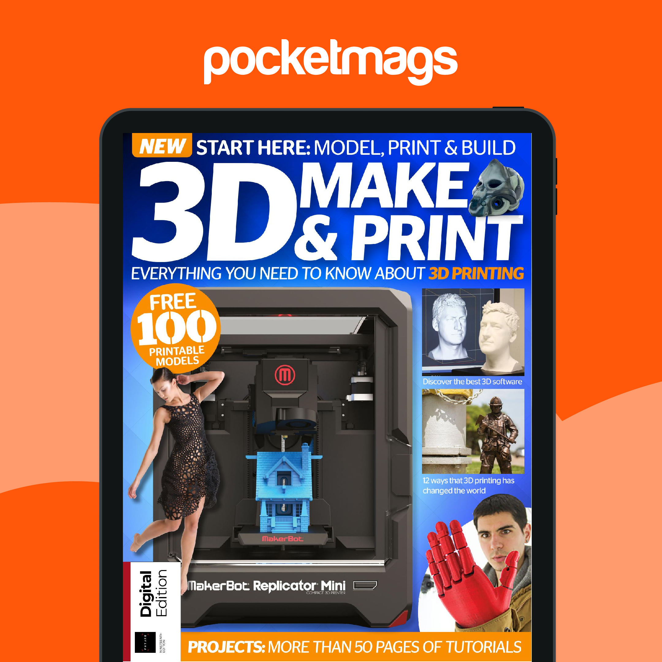 Creative Bookazine - 3D Make & Print Nineteenth Edition Back Issue
