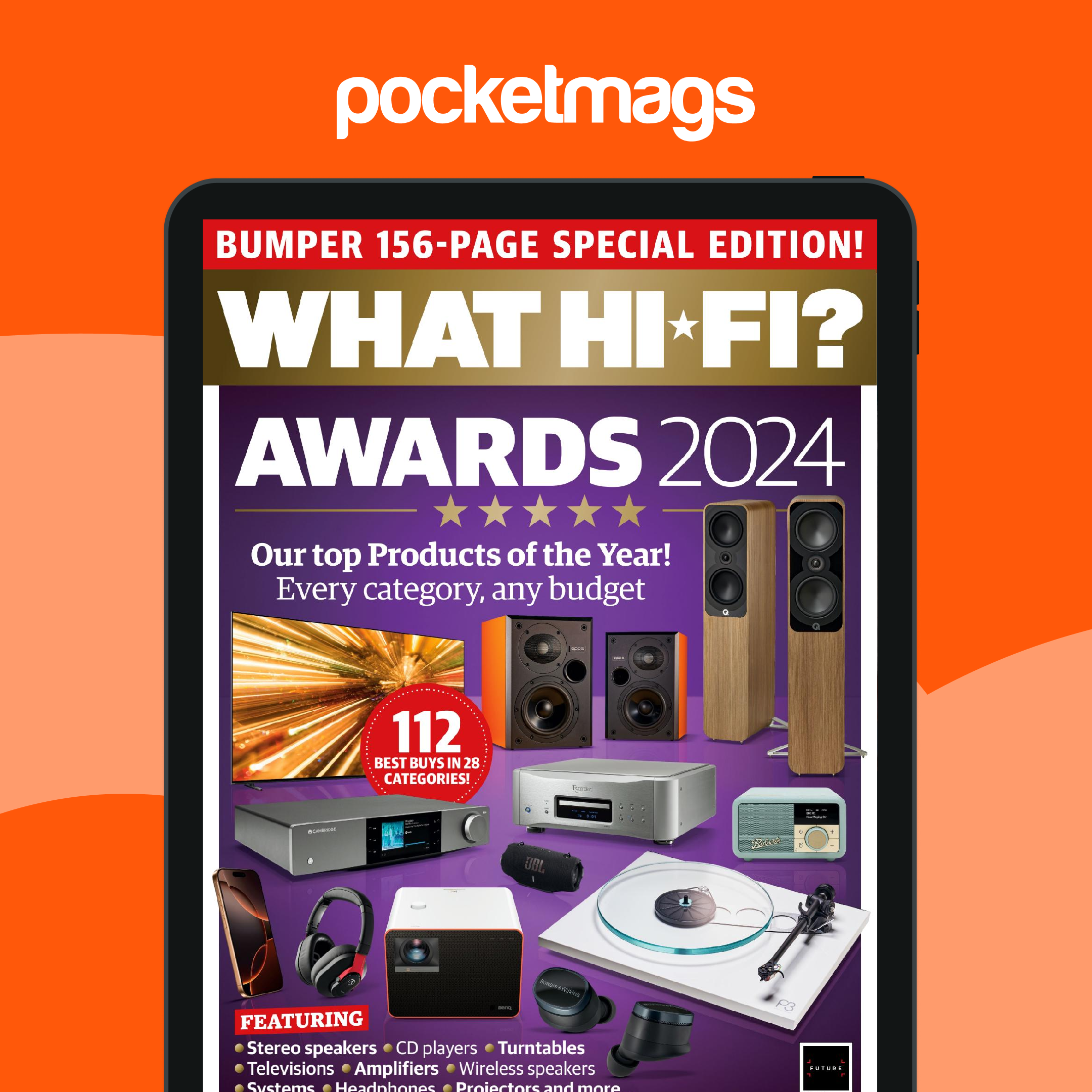 Hifi Magazine What HiFi Magazine - Awards 2024 Back Issue