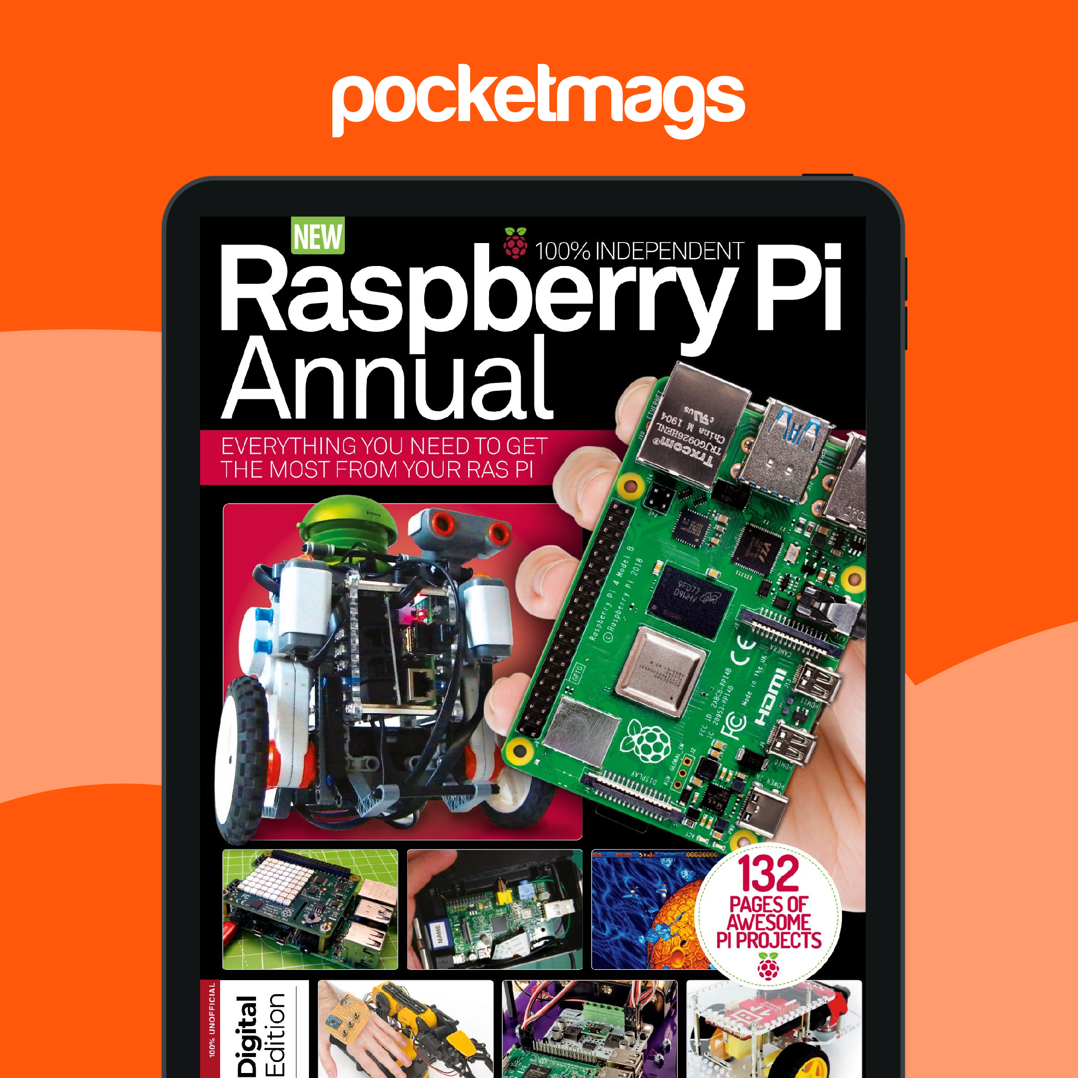 Books With Raspberry Cover Technology Bookazine - Raspberry Pi Vol.11 Edição anterior