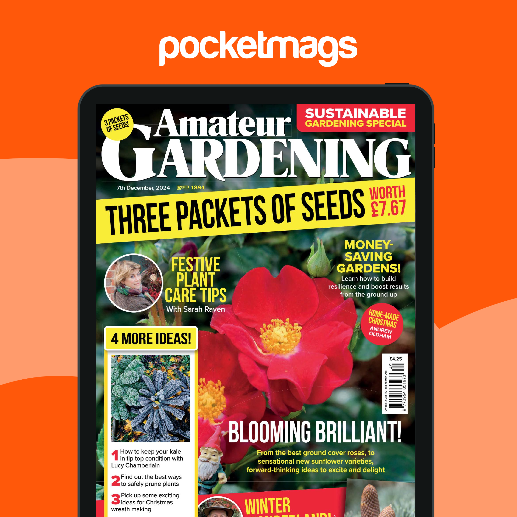 Amateur Gardening - 7th December 2024, image size:2160x2160