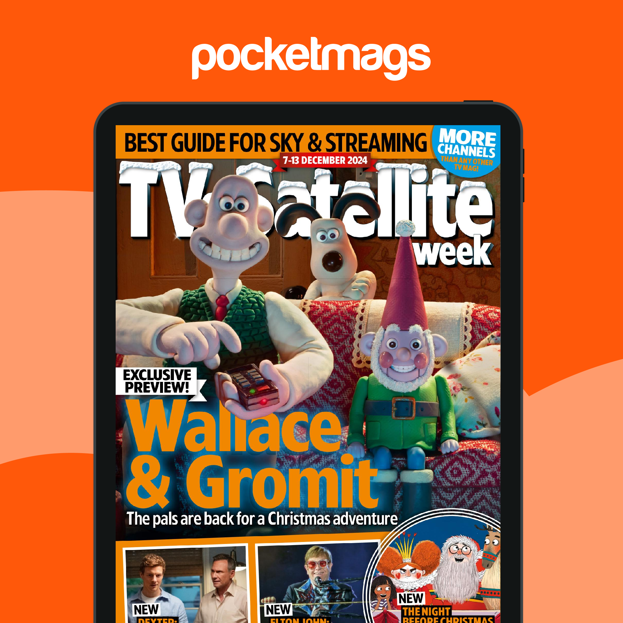 Tv Week Magazine TV & Satellite Week Magazine - 7 Dec 2024 Back Issue