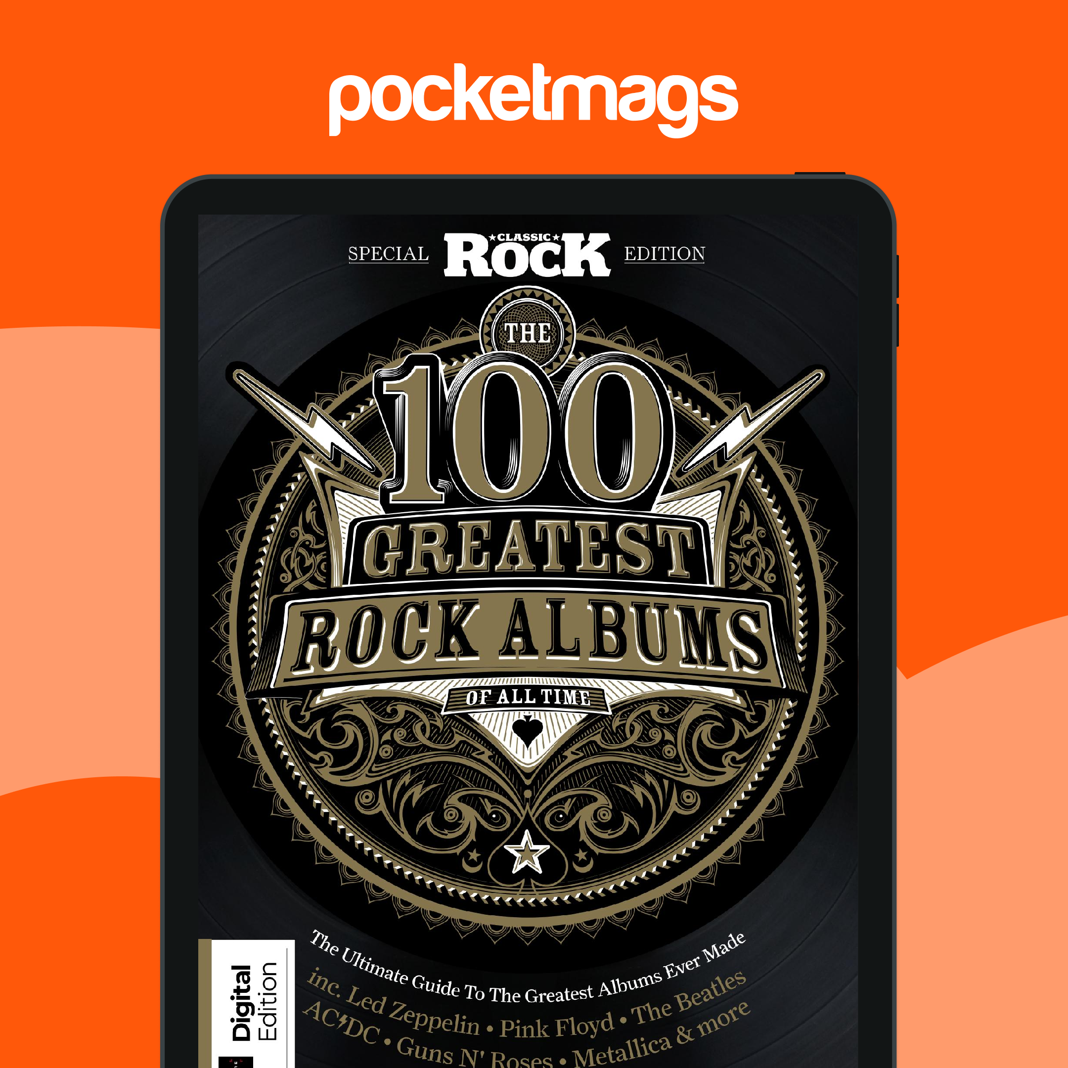 Music Magazine - 100 Greatest Classic Rock Albums Ninth Edition Back Issue
