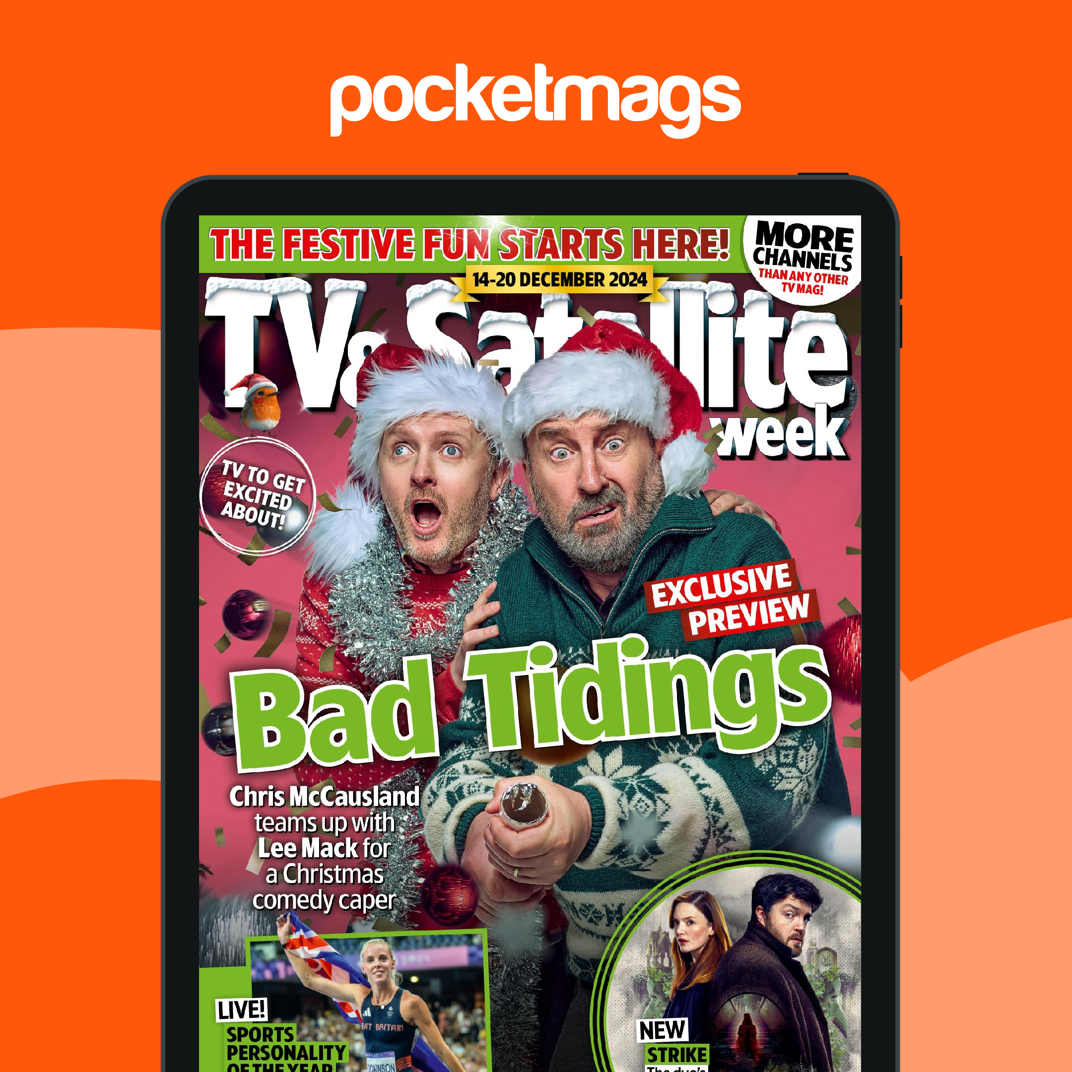 Tv Week Magazine TV & Satellite Week Magazine - 14 Dec 2024 Back Issue