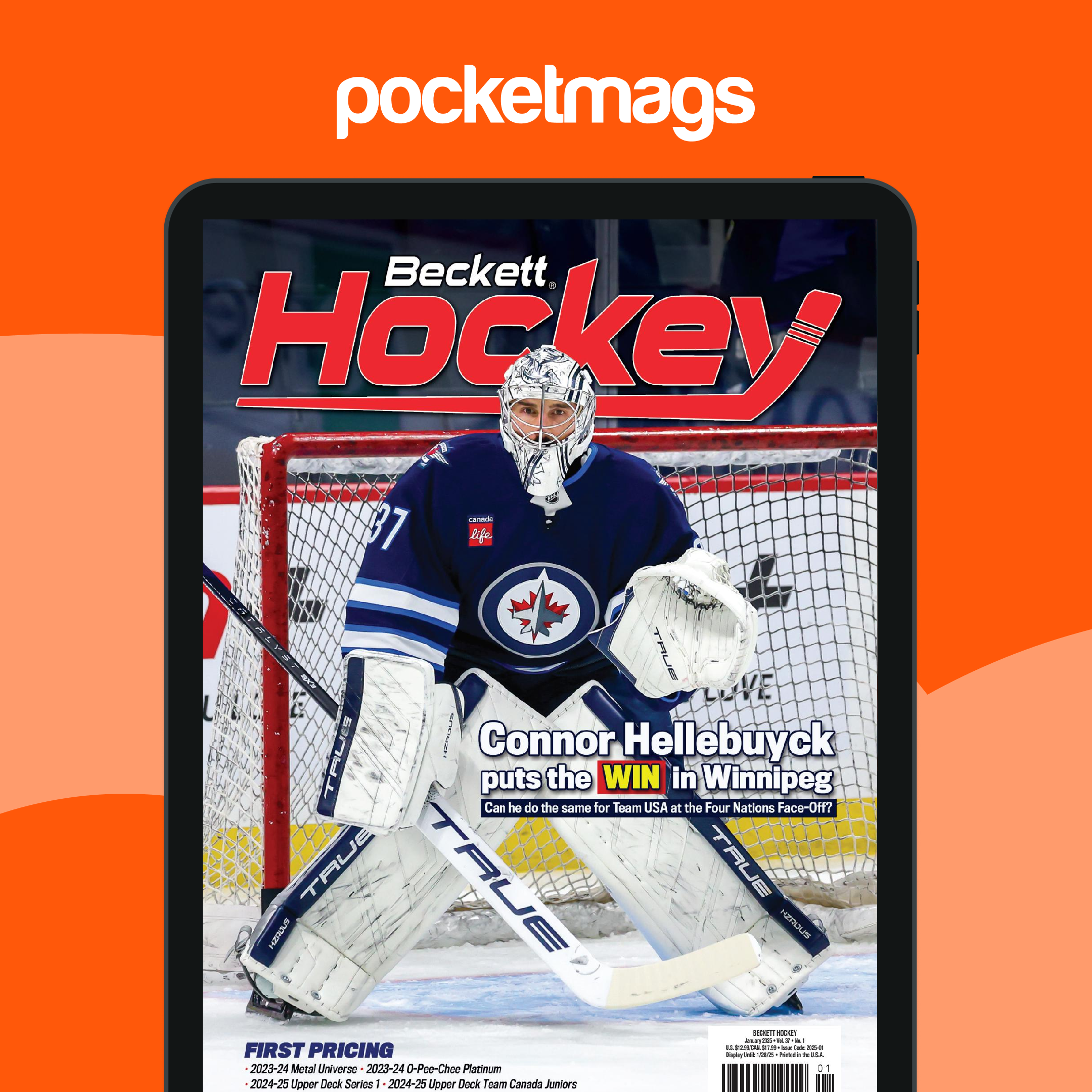 Jan Back Beckett Hockey Magazine - 2025-01 (Hockey-Jan) Back Issue