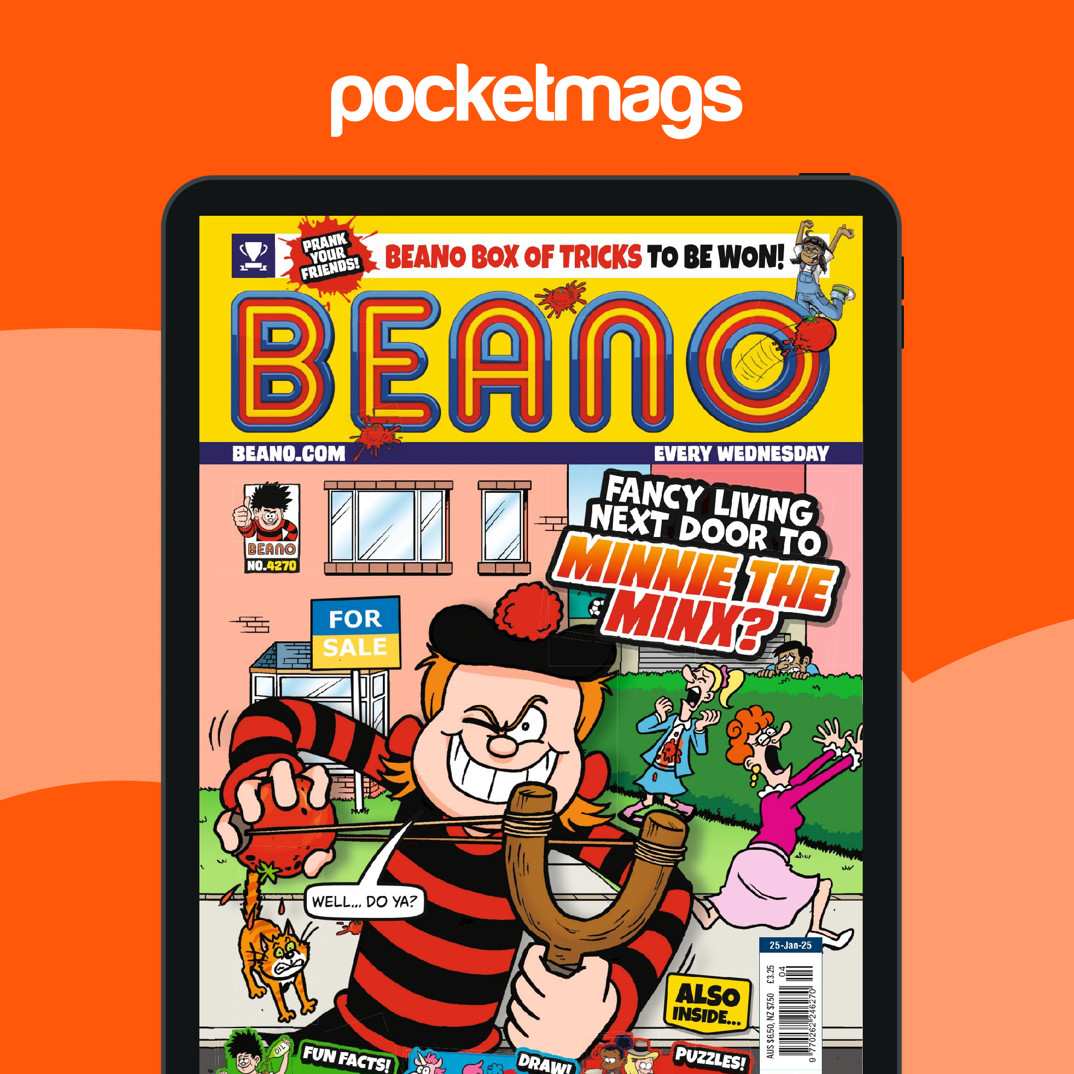 Beano Magazine - 25-Jan Back Issue