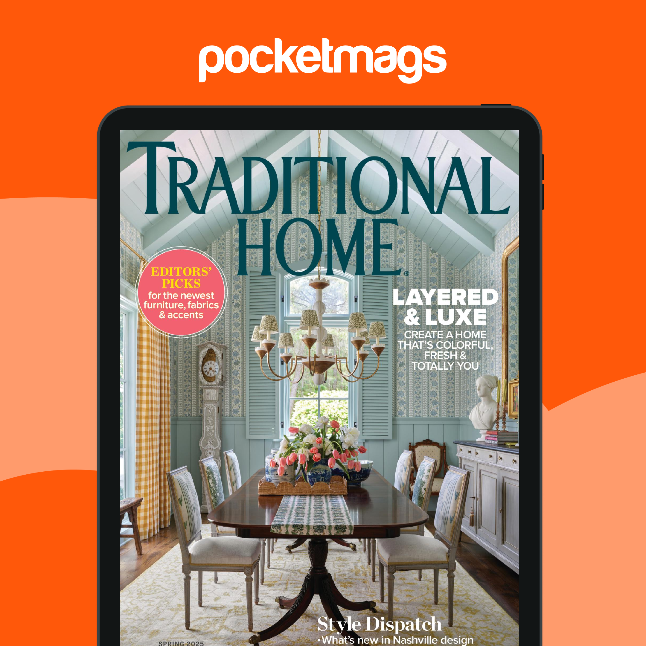 Traditional Home Magazine - Spring 2025 Back Issue, image size:2160x2160