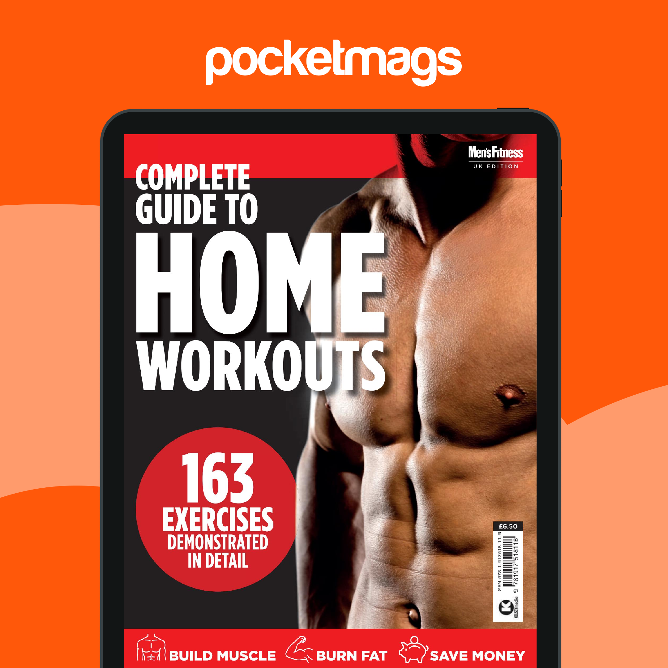Exercise Tips Magazine Men's Fitness Magazine - Complete Guide to Home Workouts Special Issue