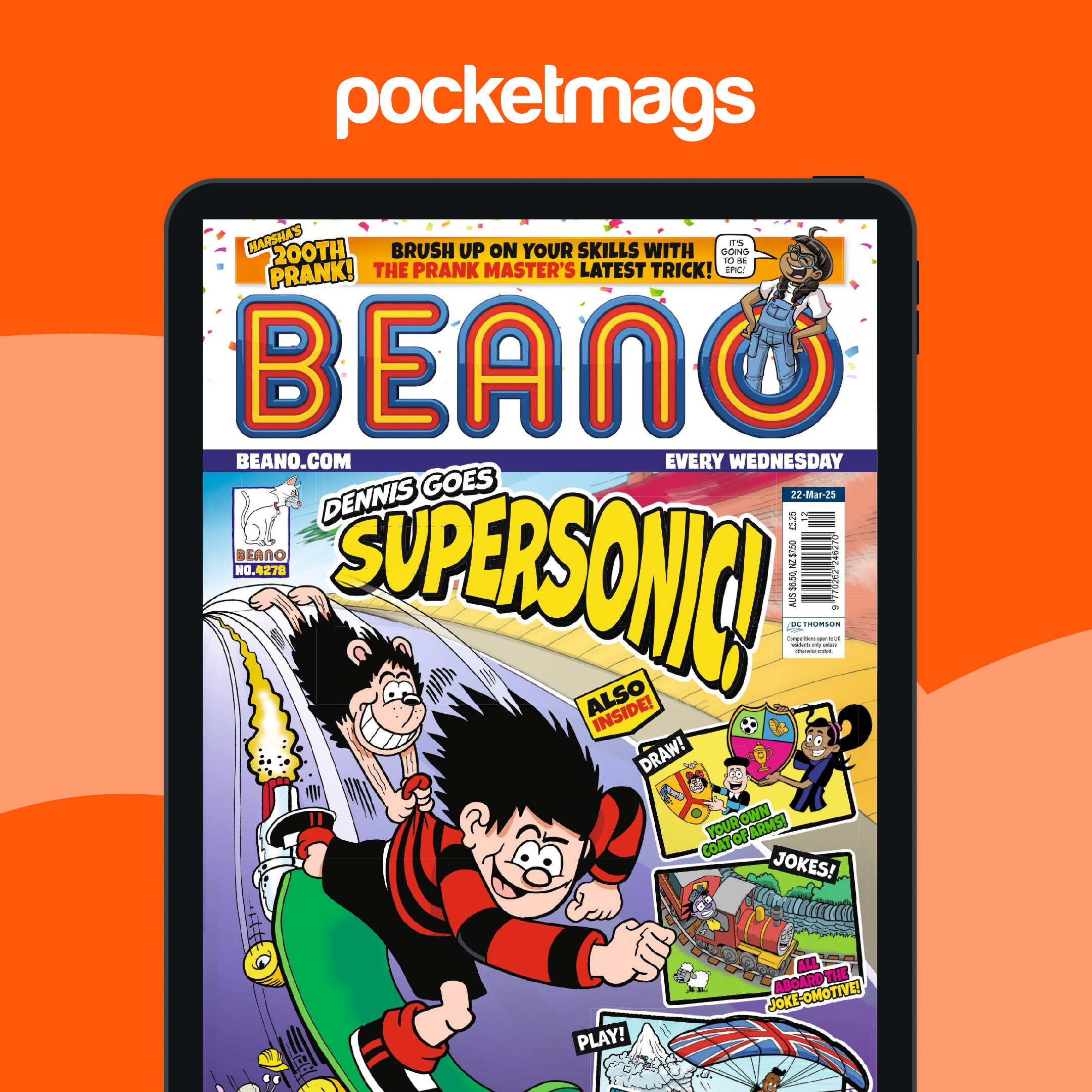 Beano Magazine - 22-Mar Back Issue