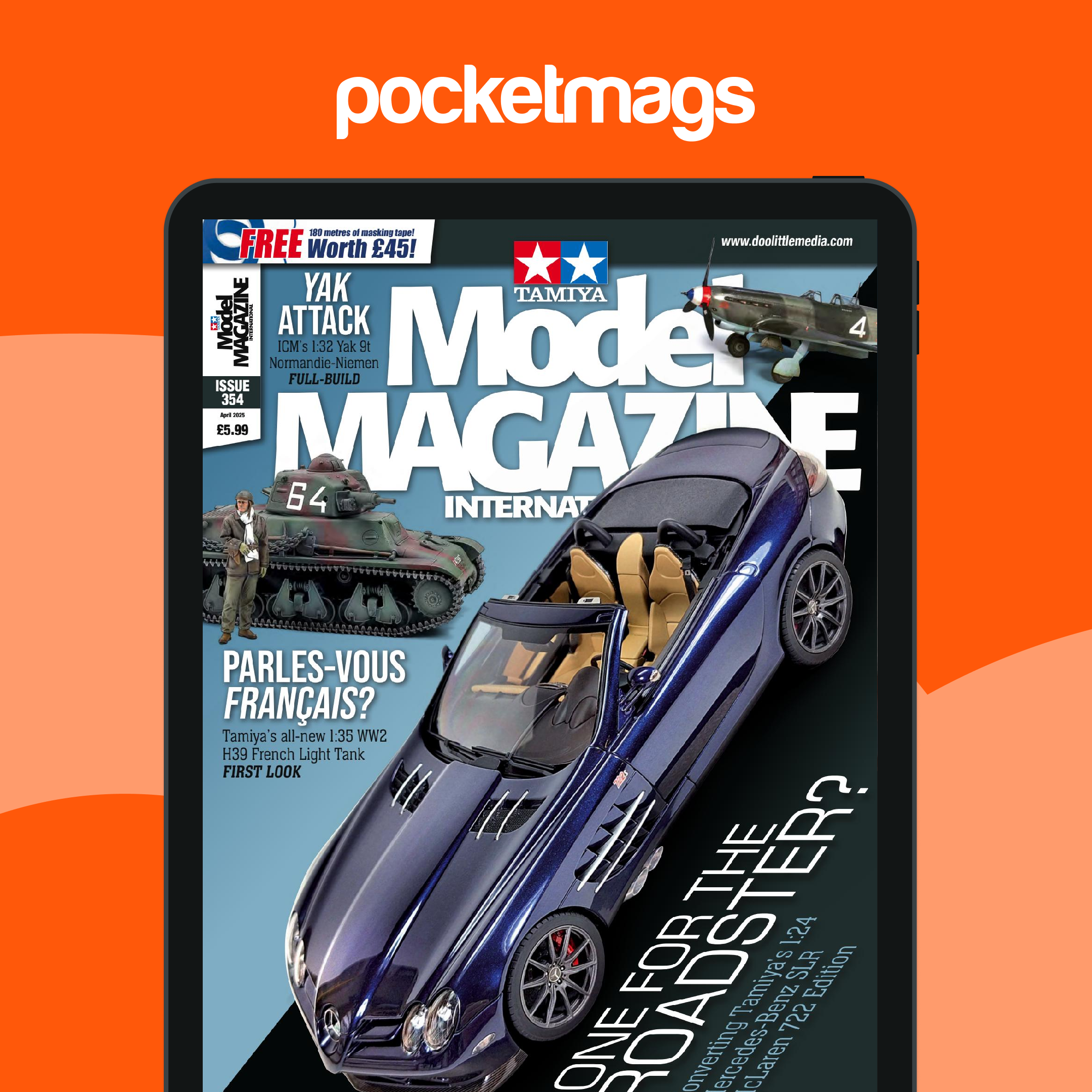 Tamiya Model Magazine - 354 Back Issue