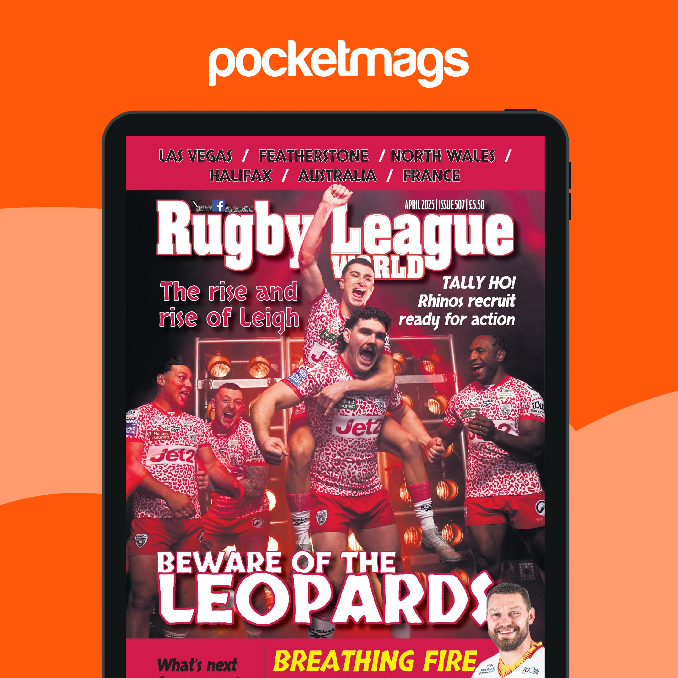 Rugby League World Magazine Subscriptions and 507 Issue