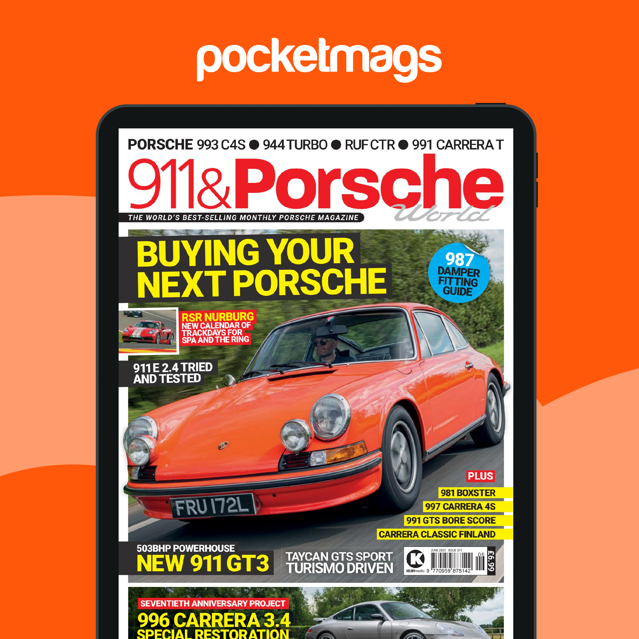 911 & Porsche World Magazine Subscriptions and Jun-25 Issue