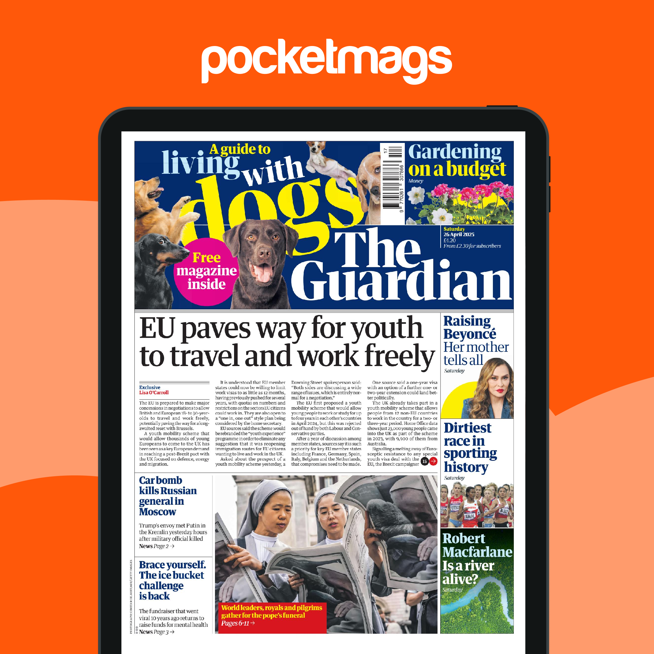The Guardian Newspaper - Saturday, 26 April 2025 Back Issue