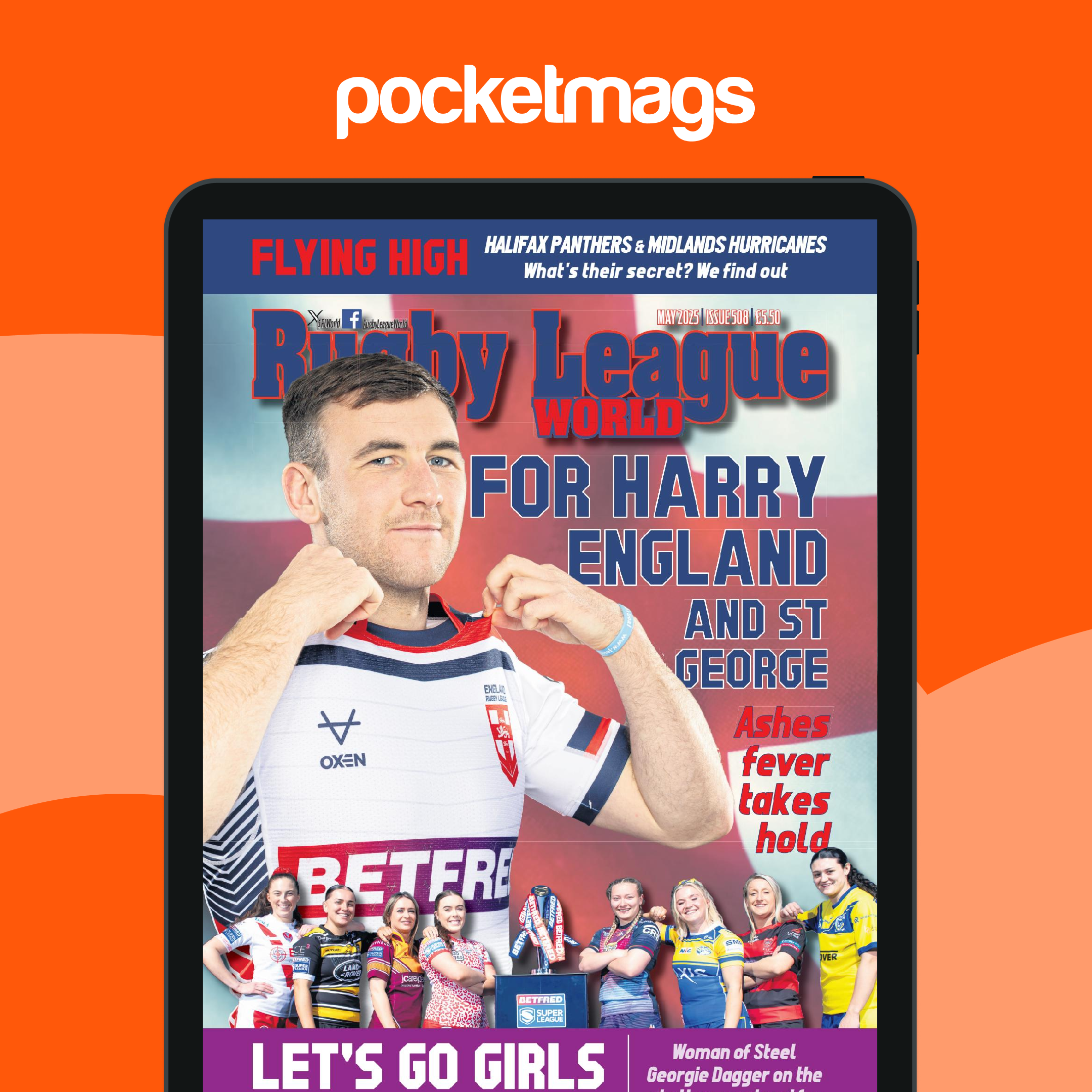 Rugby League World Magazine Subscriptions and 508 Issue