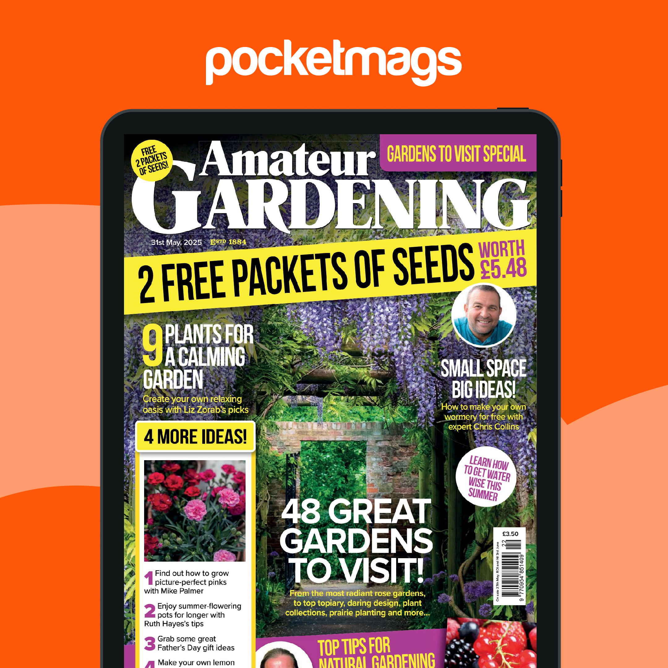 amatrur Amateur Gardening Magazine Subscriptions and 31-May-25 Issue