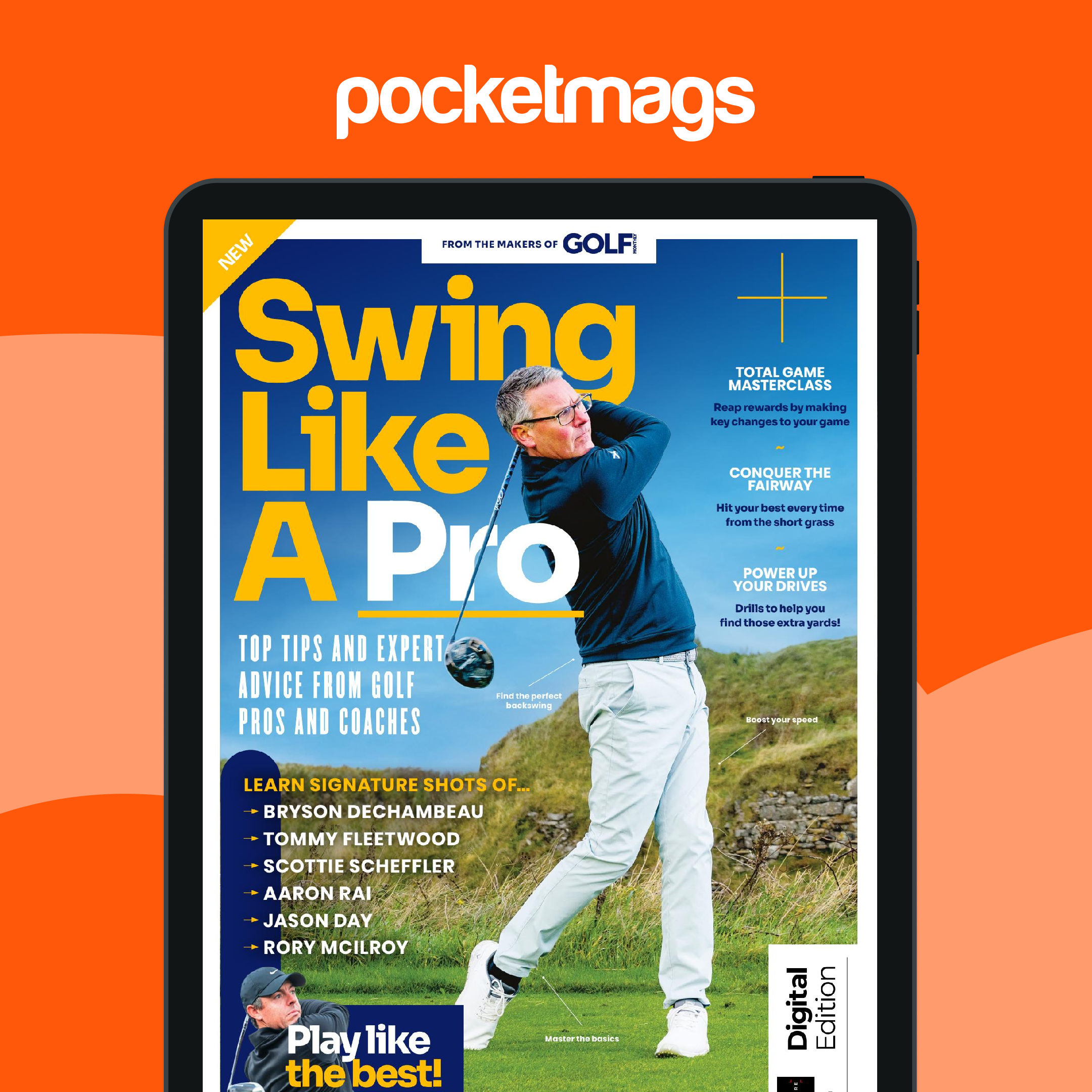Sport Bookazine - Swing Like A Pro First Edition Back Issue