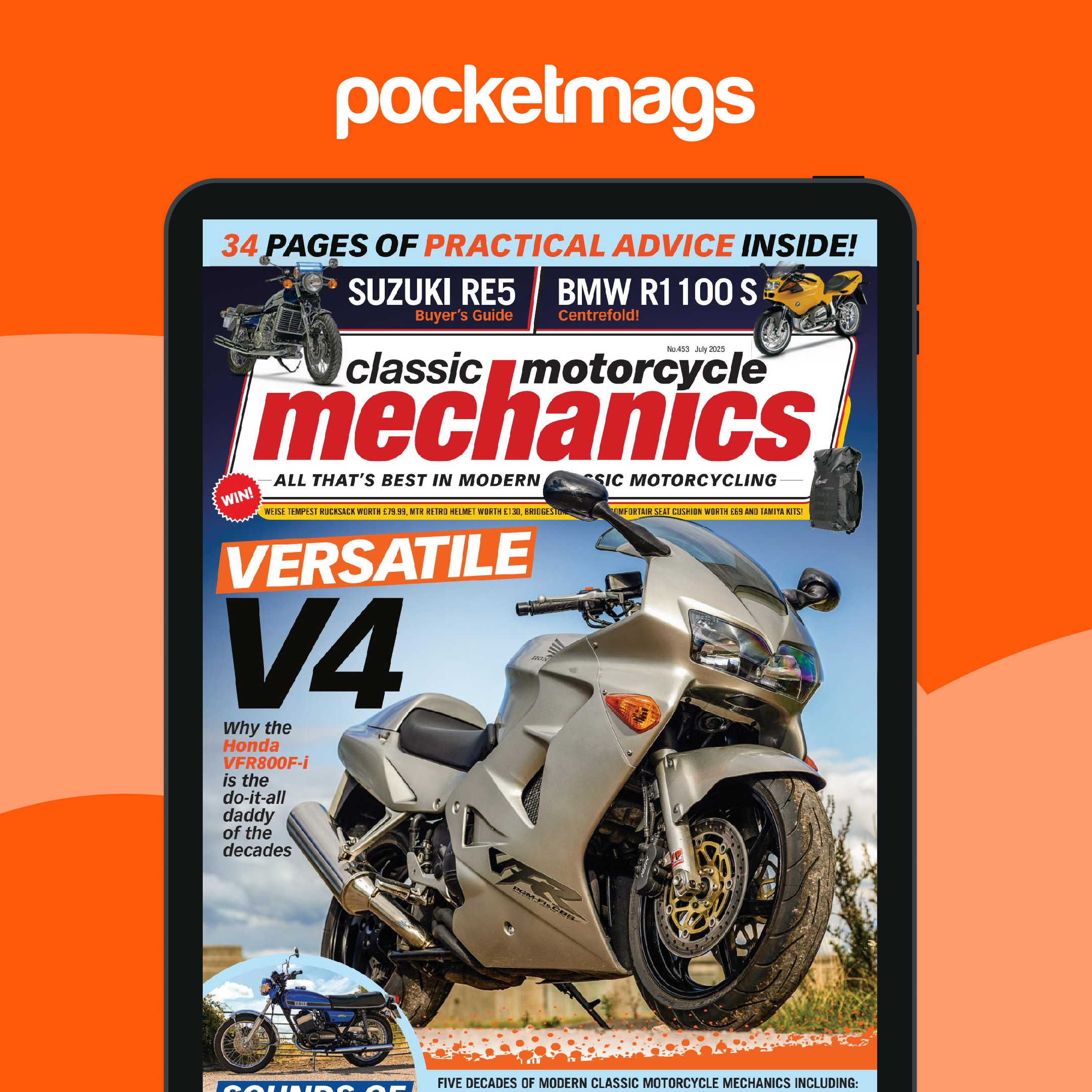 Classic Motorcycle Mechanics Magazine - July 2025 Back Issue