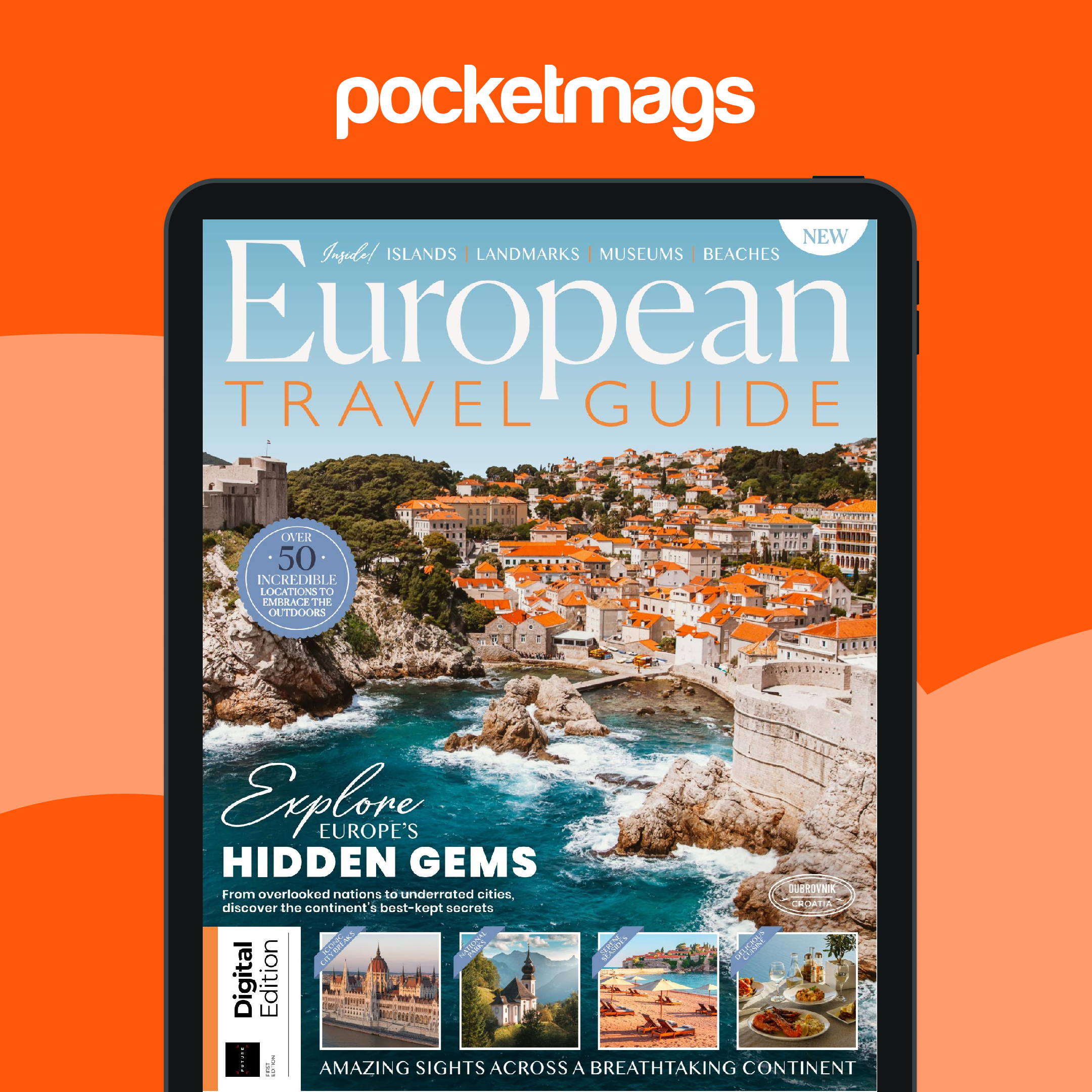 Lifestyle Bookazine European Travel Guide First Edition Back Issue
