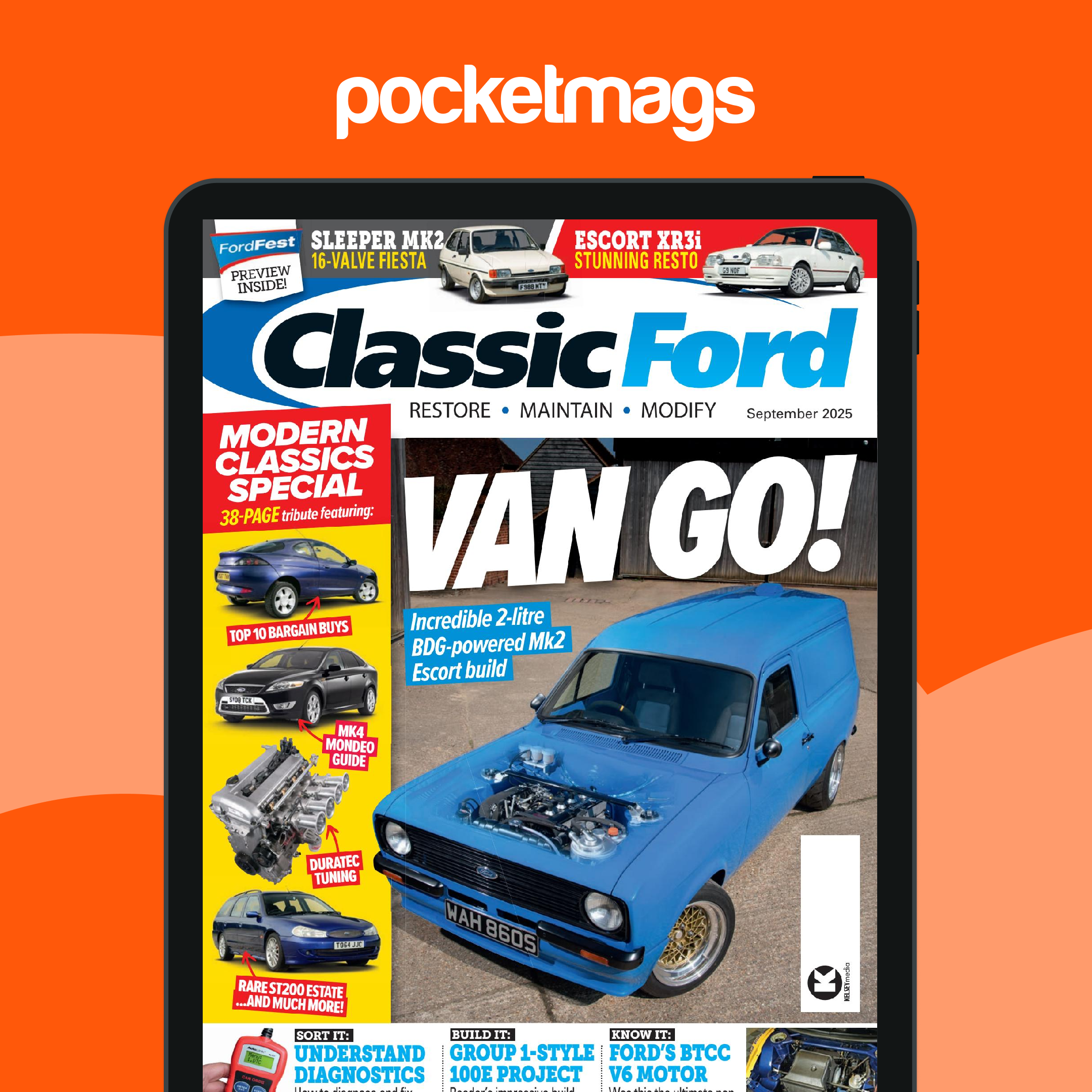 Classic Ford Magazine Subscriptions and Sep-25 Issue