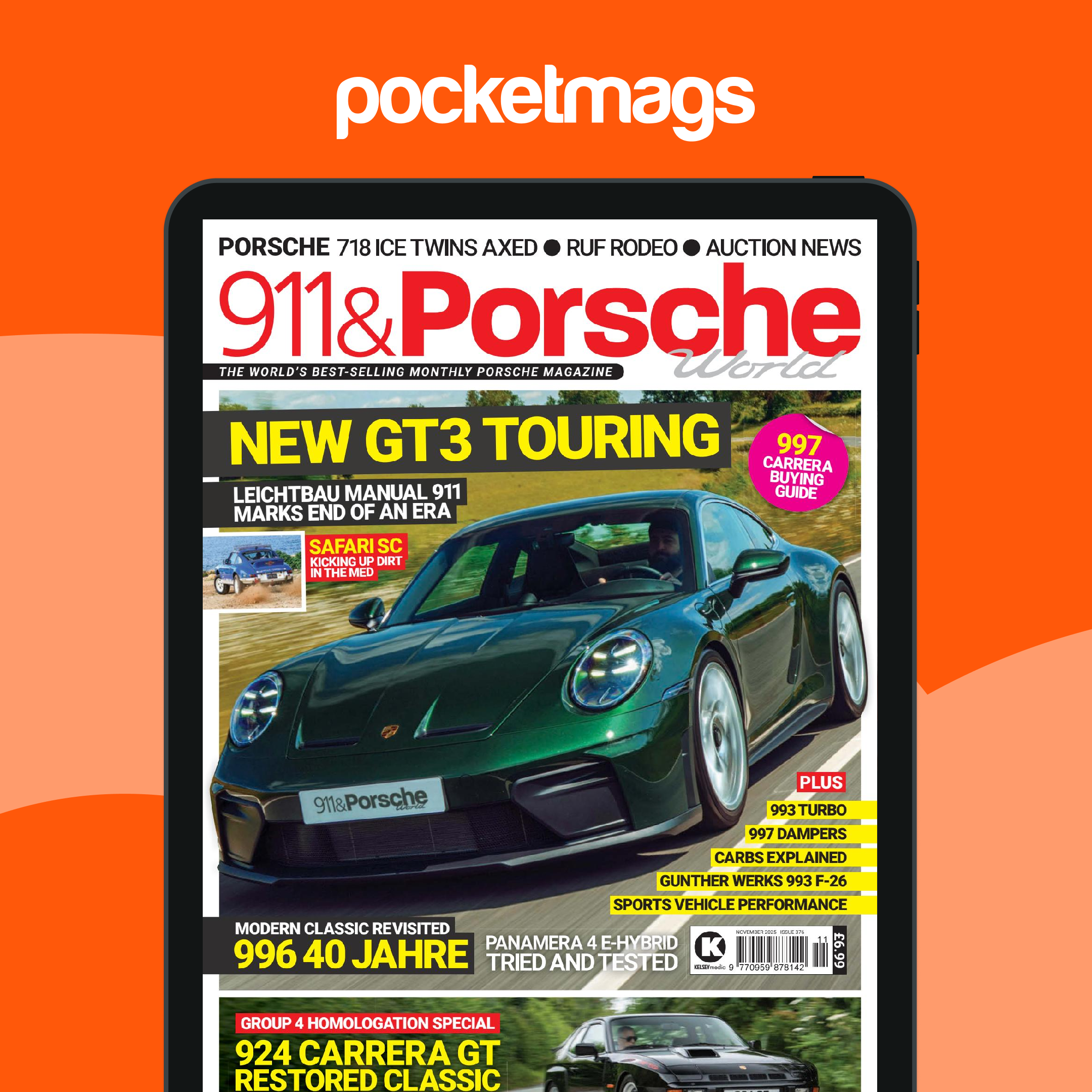 911 & Porsche World Magazine Subscriptions and Nov-25 Issue